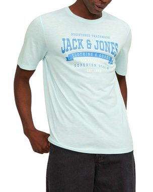 Jack & Jones Print-Shirt (Spar Set, 3er-Pack) Shirts mit Printaufdruck aus Baumwolle