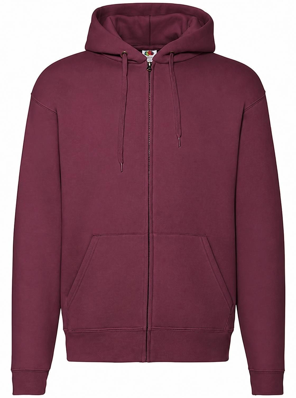 Fruit of the Loom Kapuzensweatjacke Premium Hooded Sweat-Jacket