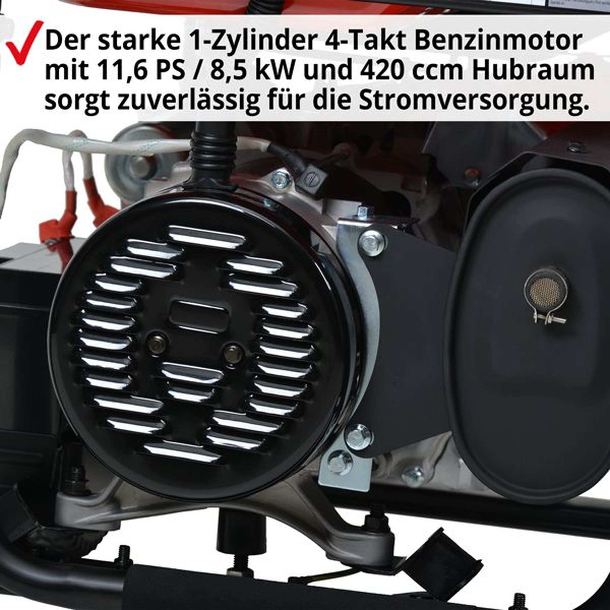 Hecht Stromerzeuger Notstromaggregat Benzin GG 8000