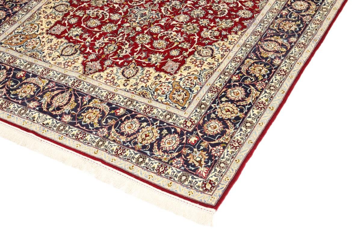 rechteckig, Isfahan Orientteppich, Höhe: Nain 201x299 6 Trading, Orientteppich Handgeknüpfter Seidenkette mm