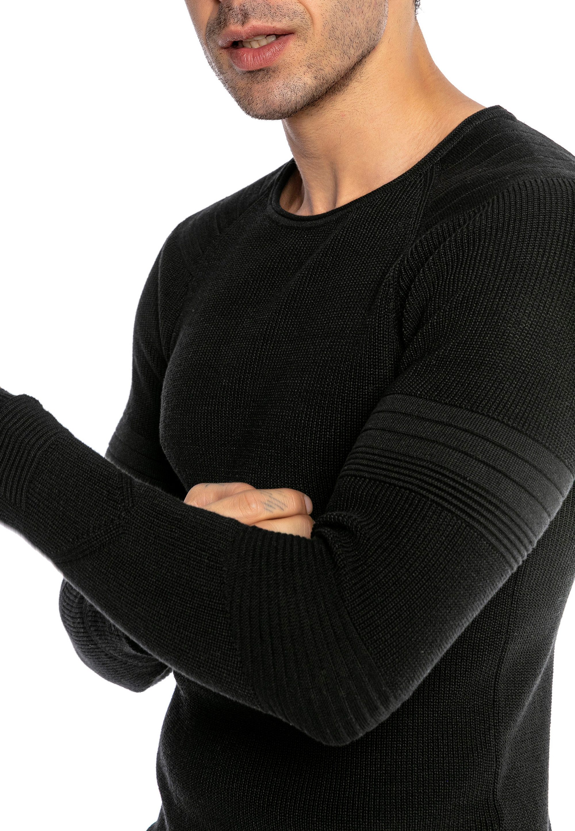 RedBridge Strickpullover mit strukturierten Details – Eleganz für stilvolle günstig online kaufen