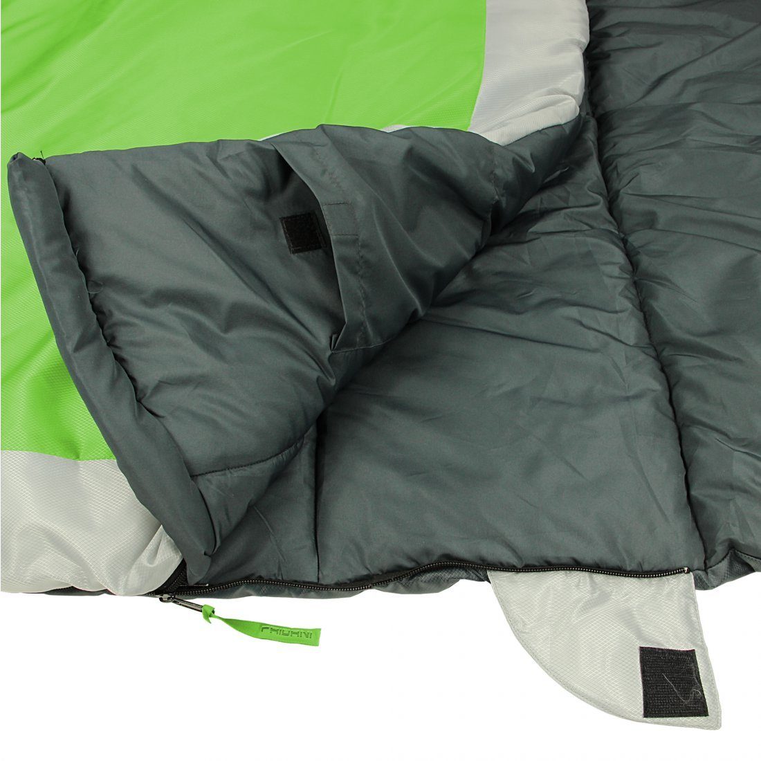 FRIDANI Deckenschlafsack QG Grün wasserabweisend Deckenschlafsack warm Kinderschlafsack 170x70
