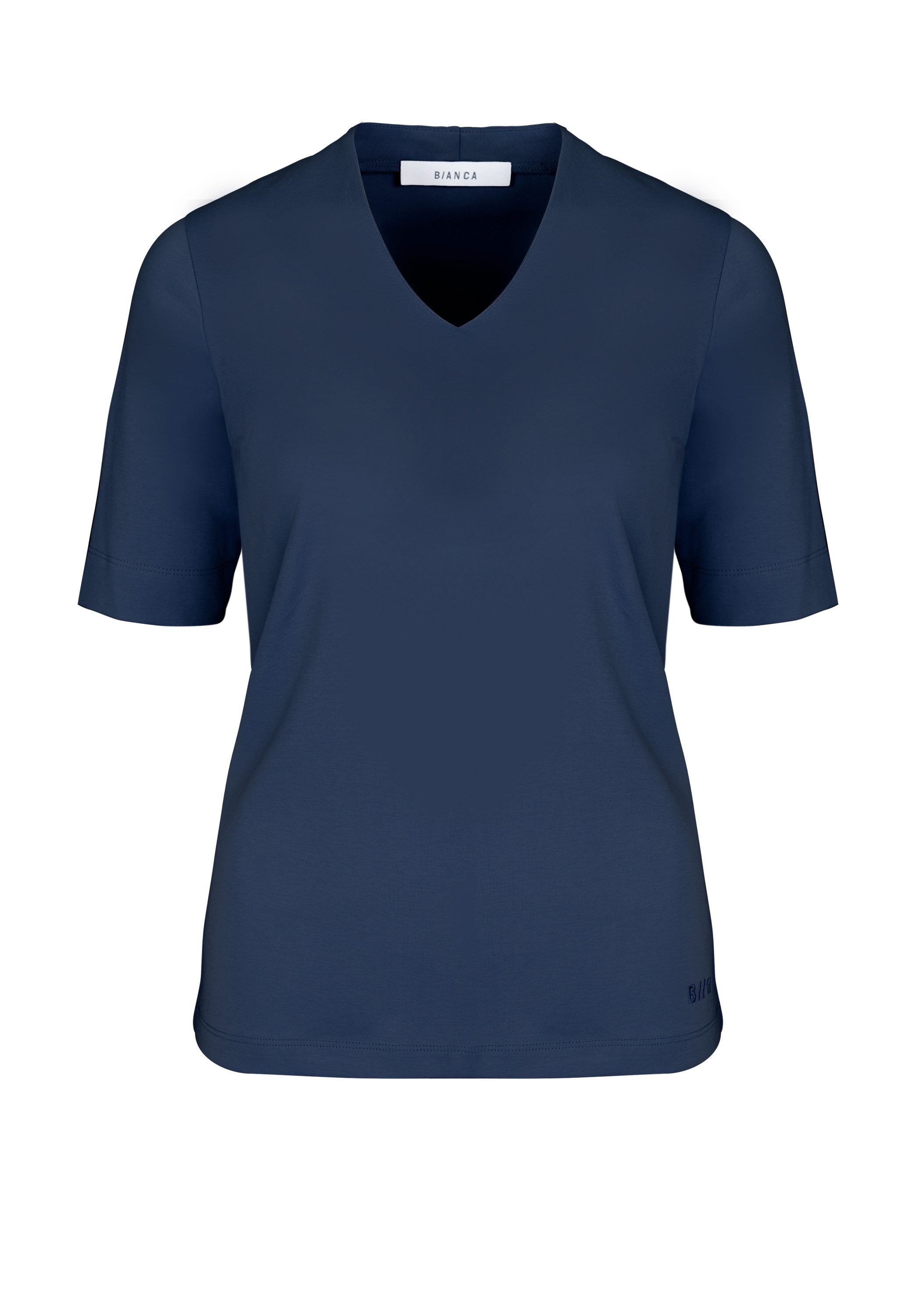bianca Kurzarmshirt EDIRA in cleanem Look mit V-Ausschnitt günstig online kaufen