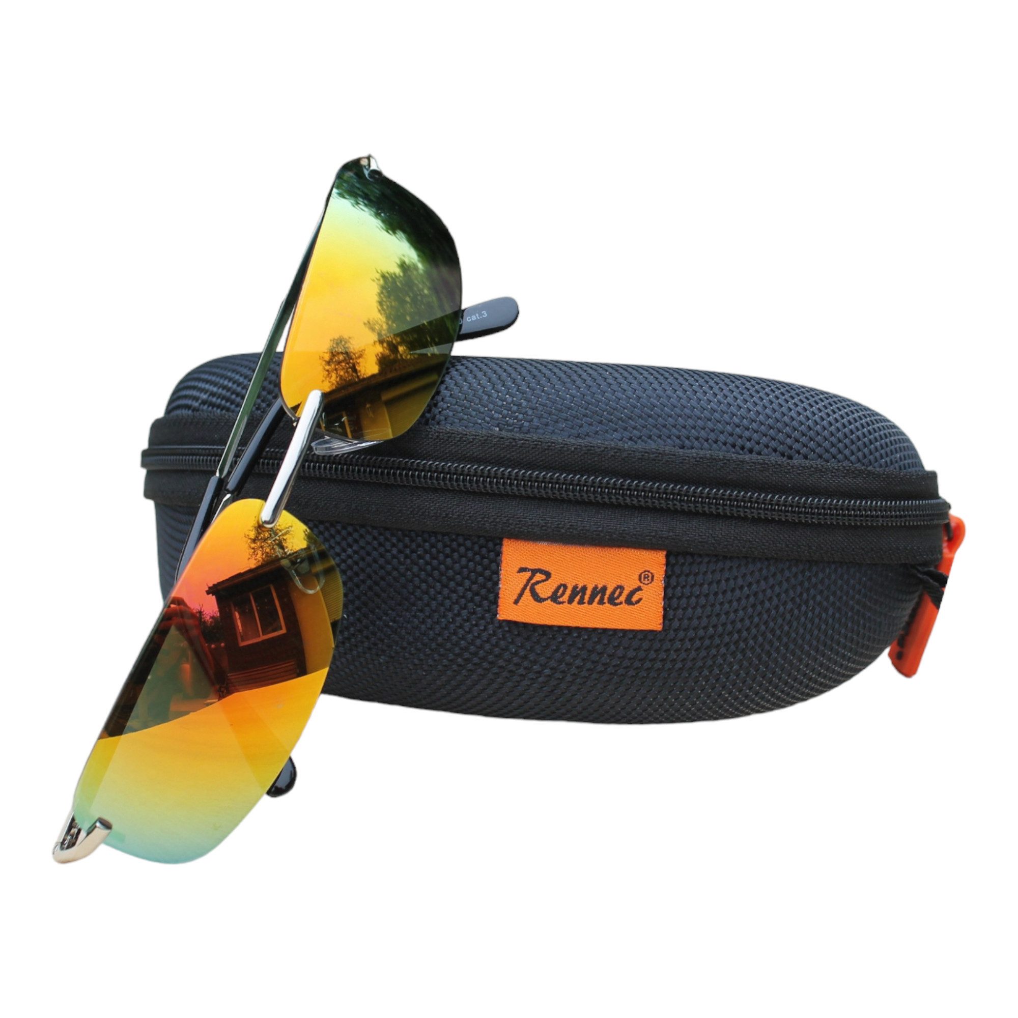 Rennec Sonnenbrille (Edelstahl Sonnenbrille mit Hardcase) günstig online kaufen