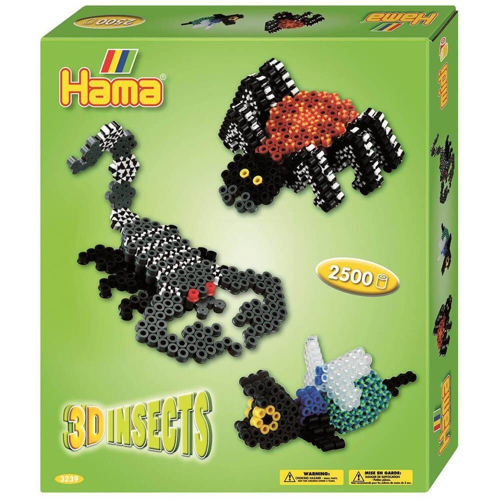 Hama Perlen Bügelperlen Hama Geschenkpackung 3D Insekten, Fotoperle