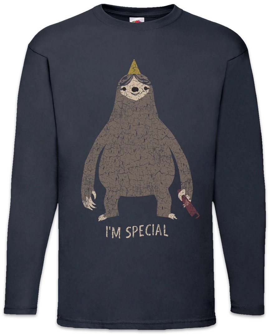 Langarmshirt I'm Special Langarm T-Shirt Hakuna Matata Faul Faultier Lazy Sloth