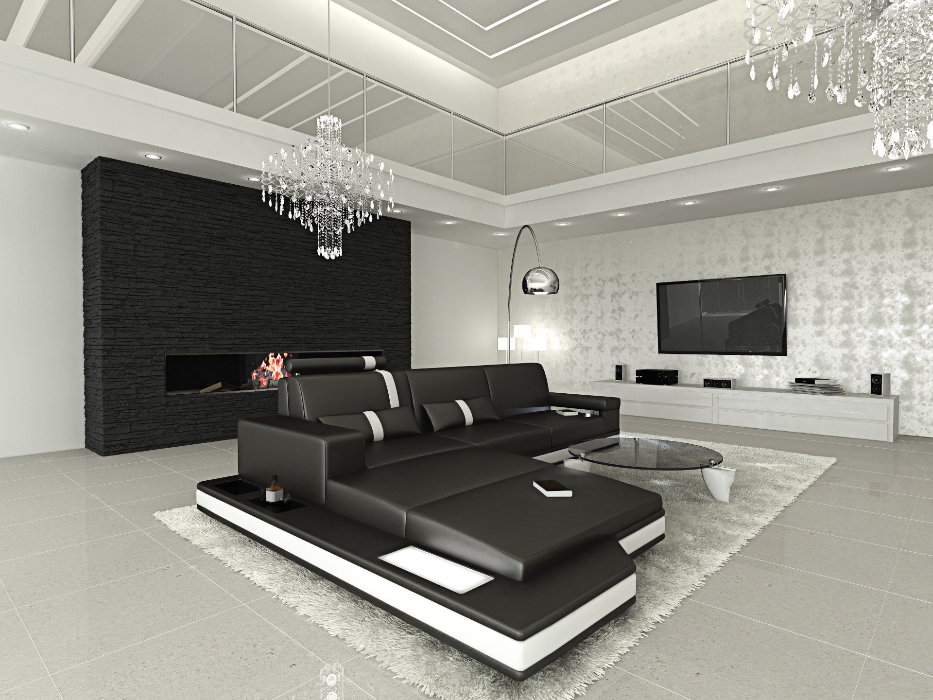 Sofa Dreams Ecksofa Ledercouch Leder Sofa günstig online kaufen