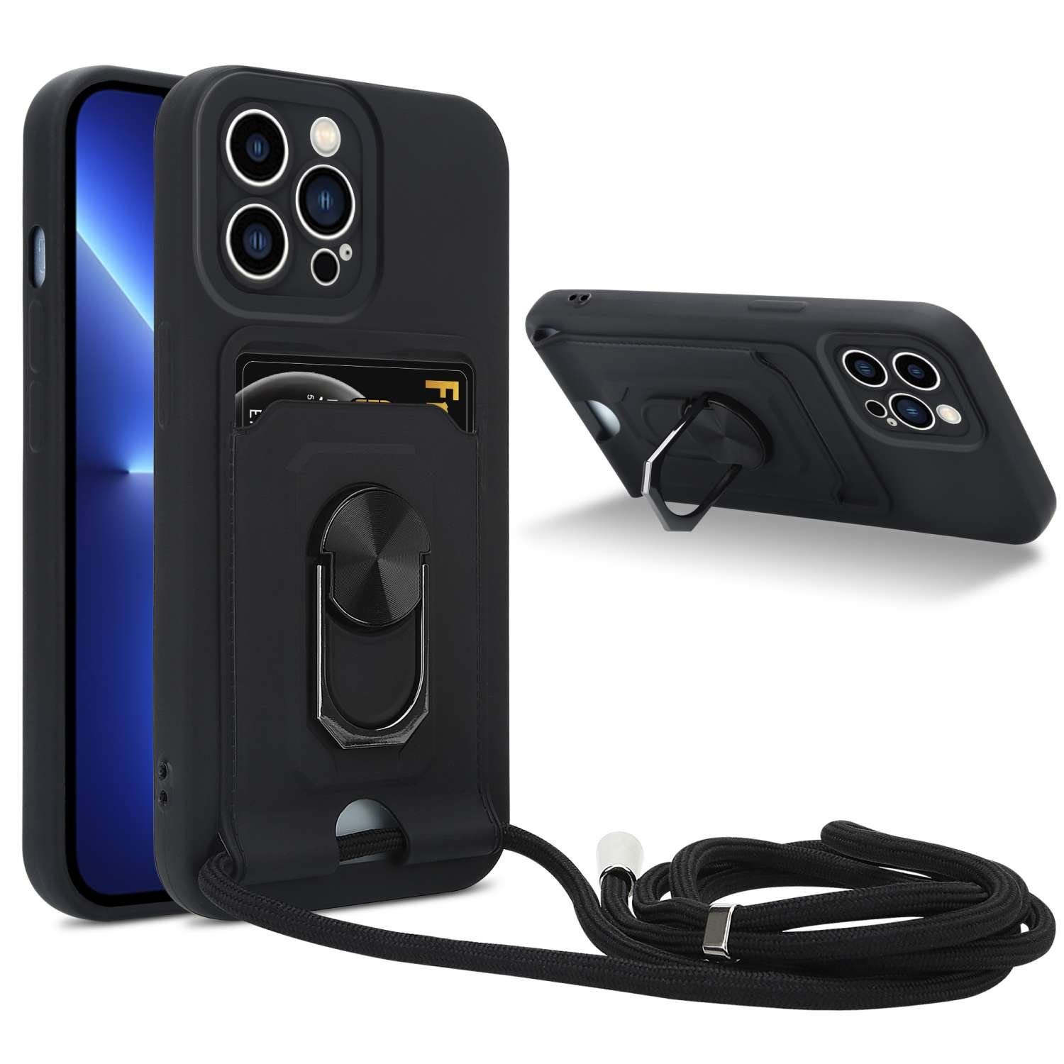 Cadorabo Handykette für Apple iPhone 12 PRO Apple iPhone 12 PRO, Handykette mit Standfunktion Schutzhülle