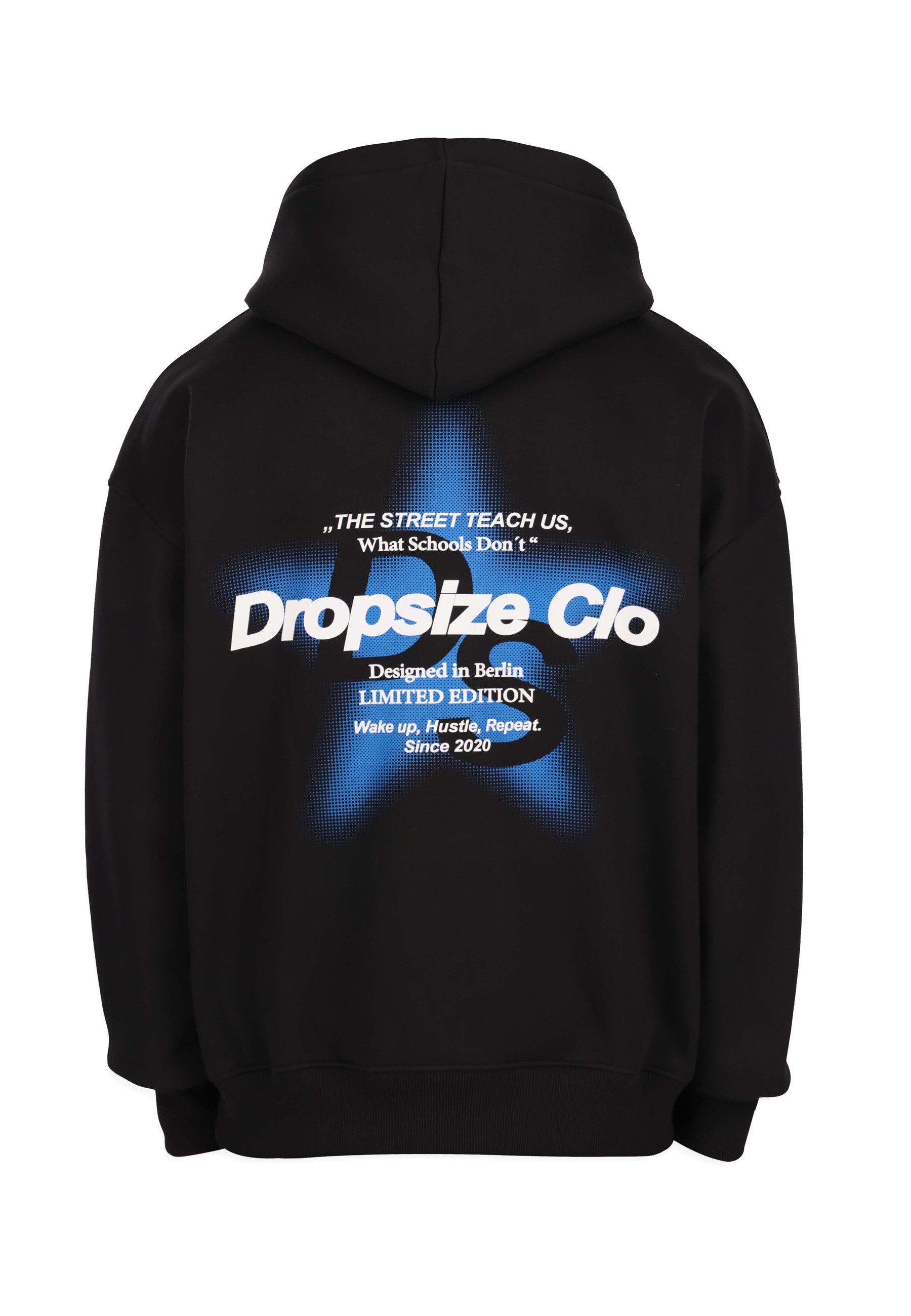 Dropsize Kapuzenpullover Dropsize HEAVY OVERSIZE HALFTONE STAR HOODIE (1-tlg)