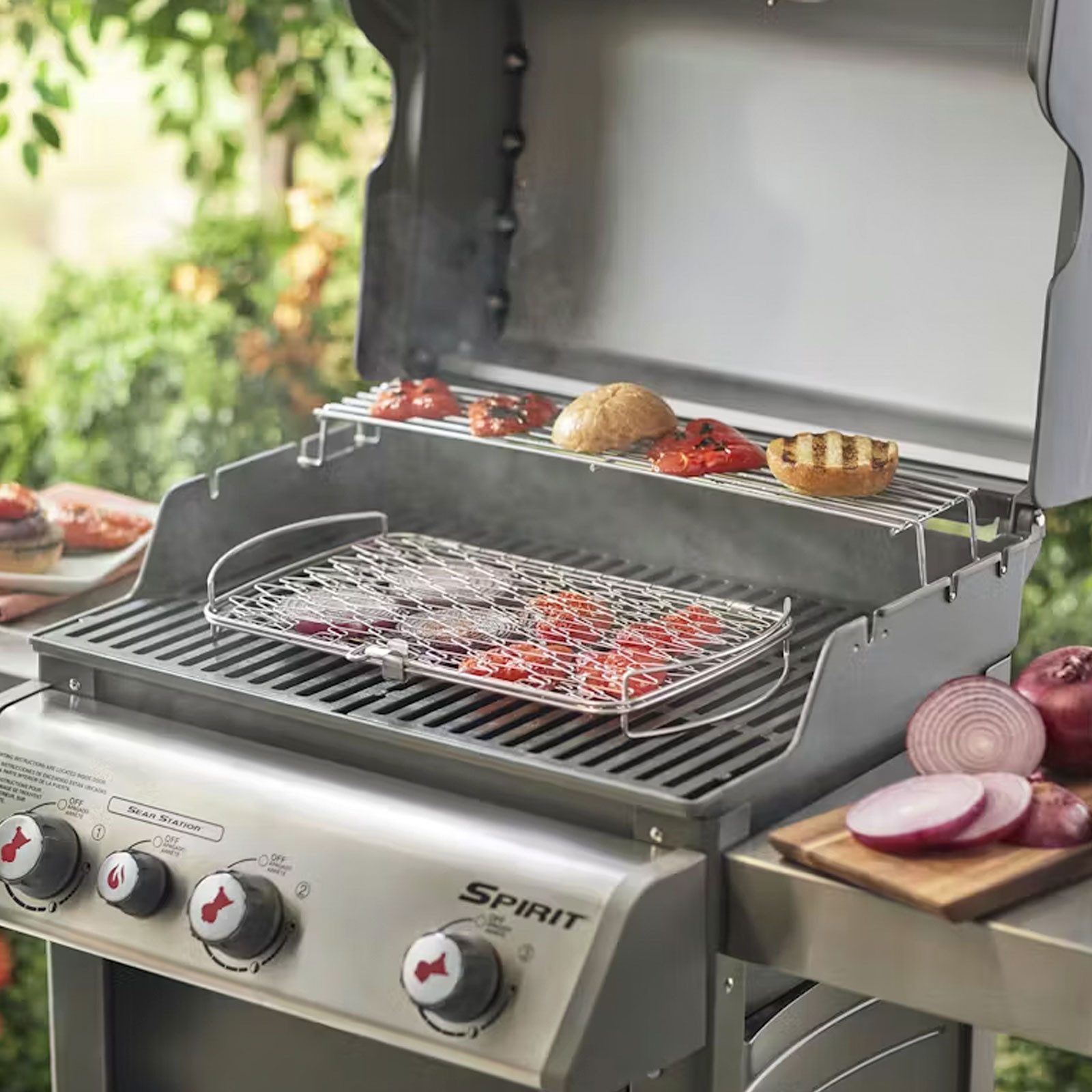 Weber Räucherbox Weber Fisch- und Gemüsehalter, groß