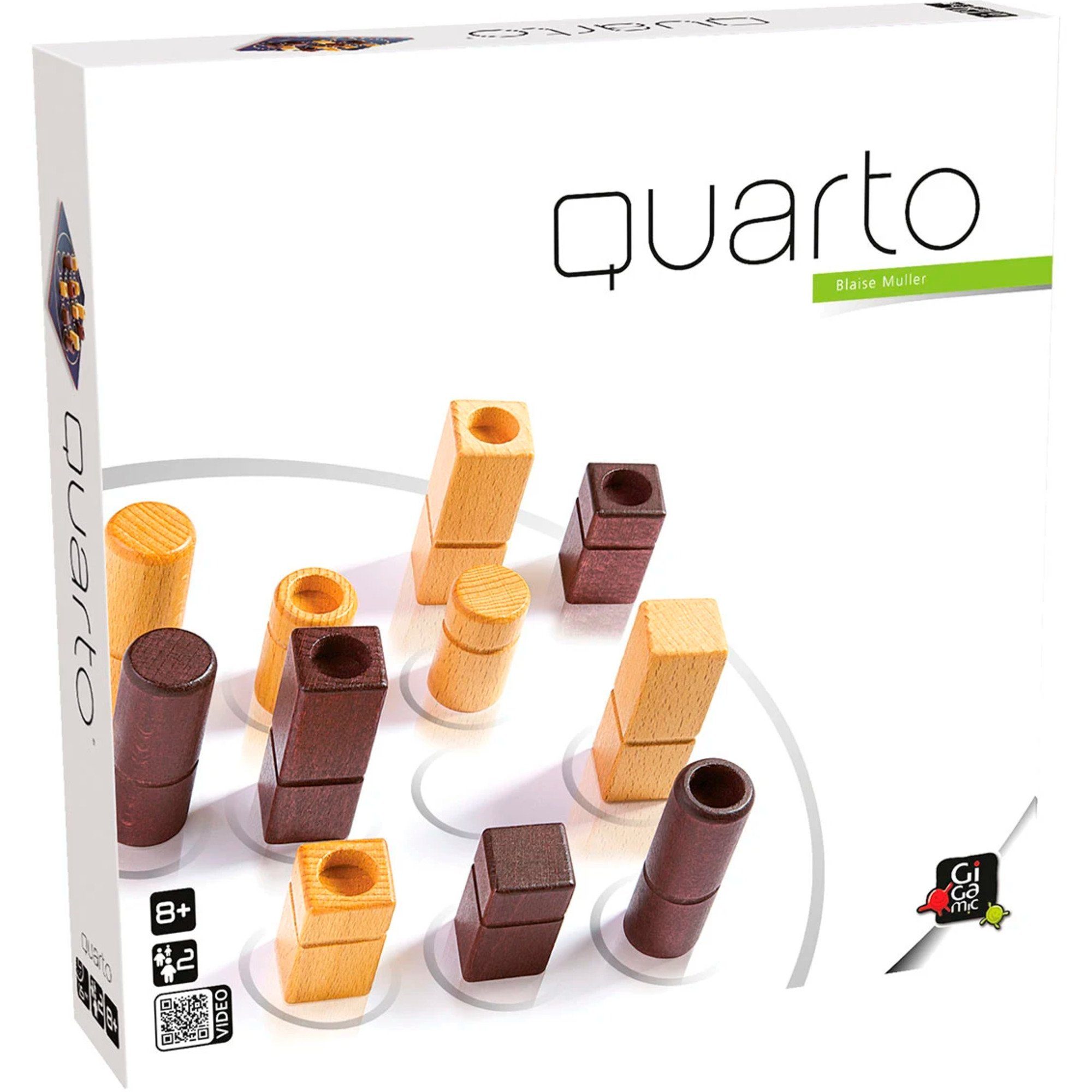 Asmodee Spiel Asmodee Quarto, Brettspiel