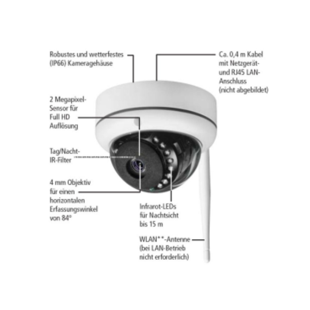 Thumbnail - Indexa Indexa 26602 Kuppelkamera WR100D Gefahrenmeldeanlage