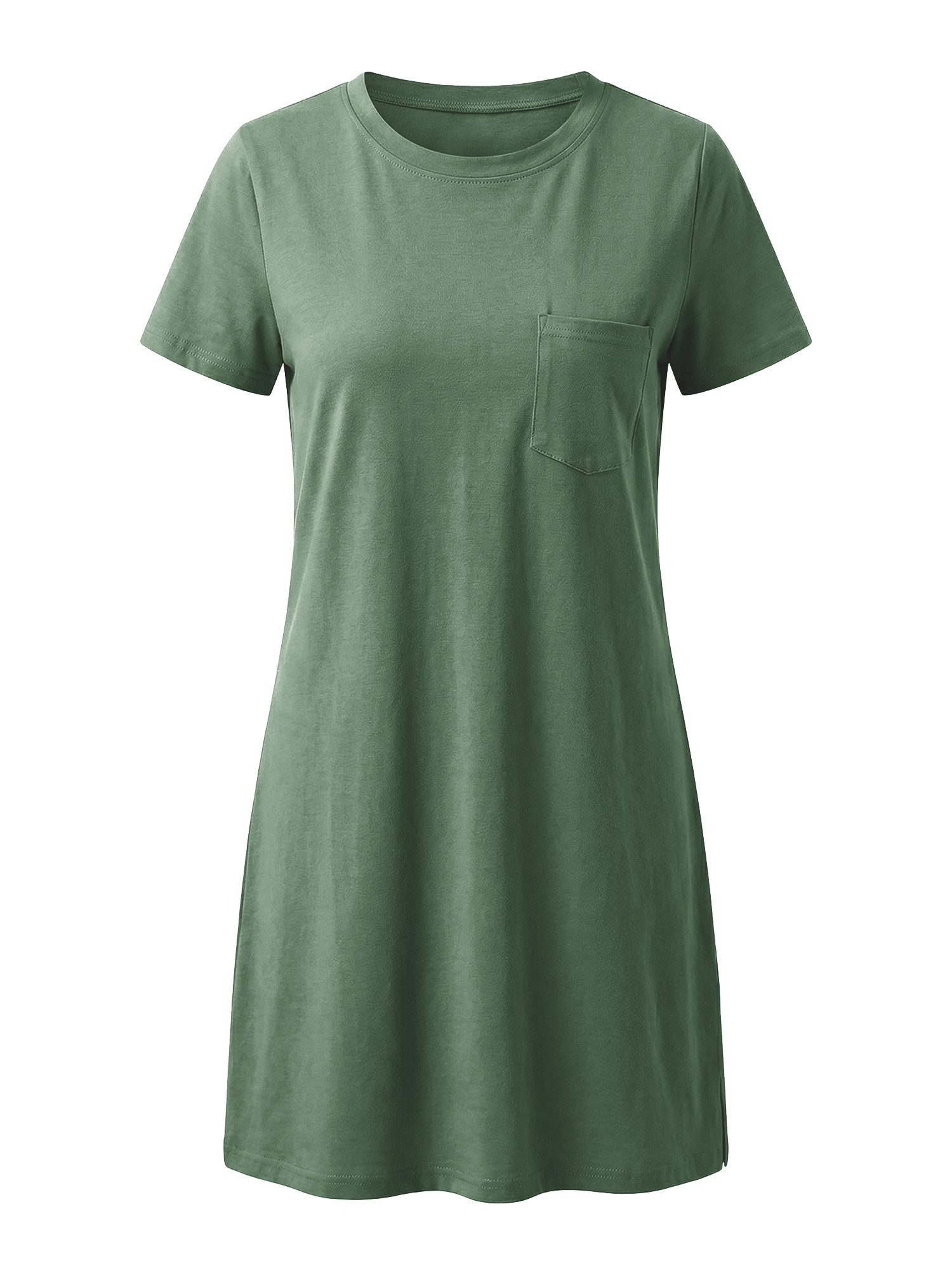 Imily Bela Minikleid Damen Freizeitkleid mit Rundhalsausschnitt (Packung, 1 günstig online kaufen