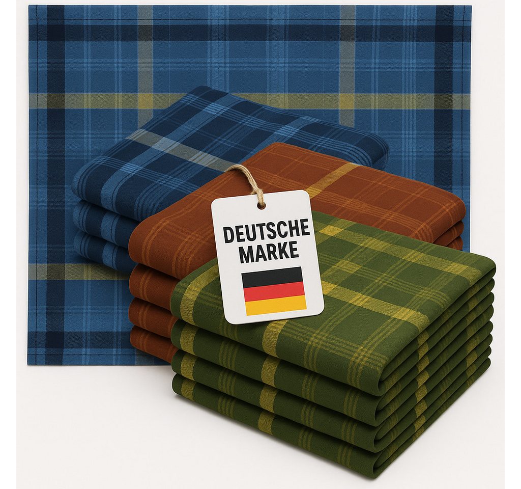 Betz Taschentuch Betz Herrentaschentücher LEO 4 40x40 cm, (Set, 12-St. 12 Stück Stofftaschentücher), 100% Baumwolle