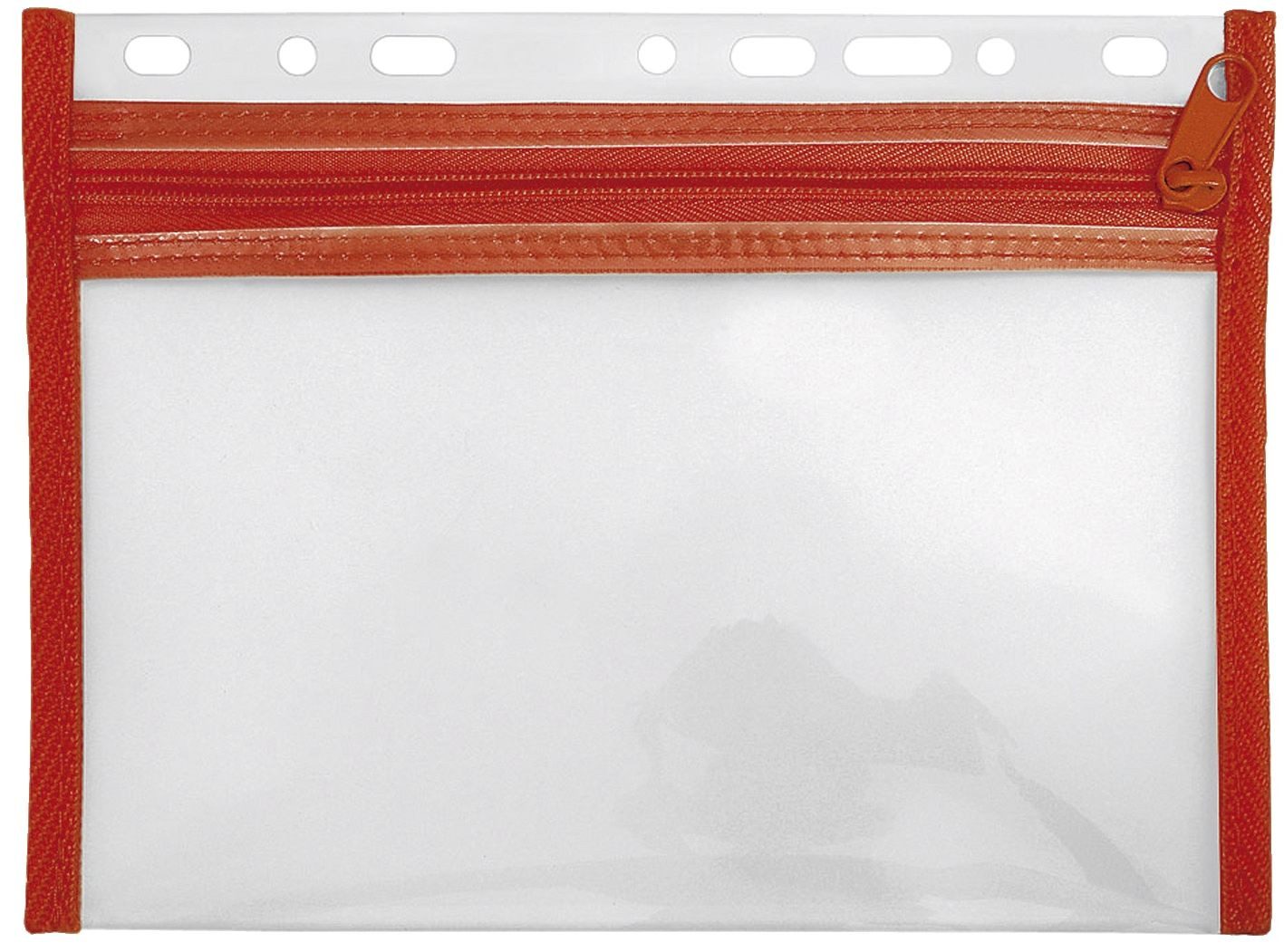 VELOFLEX Handgelenkstütze VELOFLEX Reißverschlussbeutel VELOBAG A5 transparent/rot 0,3 mm