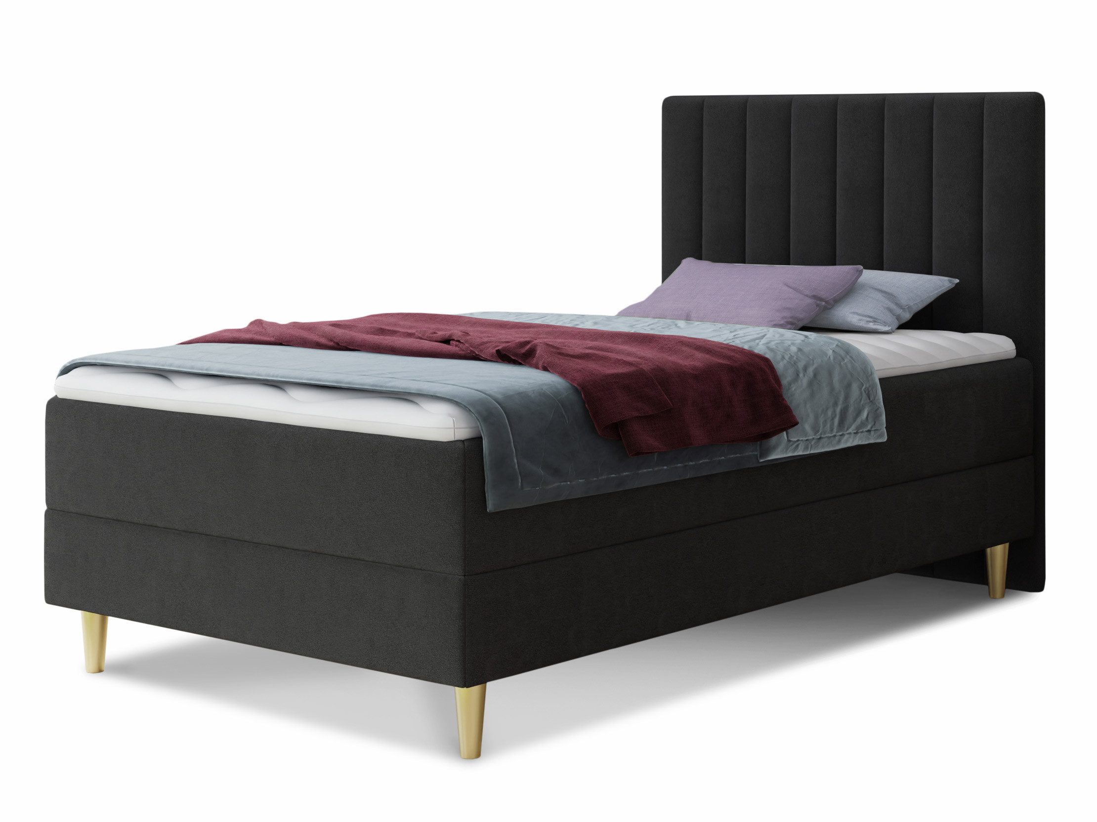 Sofnet Boxbett Gold Mini (mit Bettkasten, Bonell-Matratze und Topper), Einz günstig online kaufen