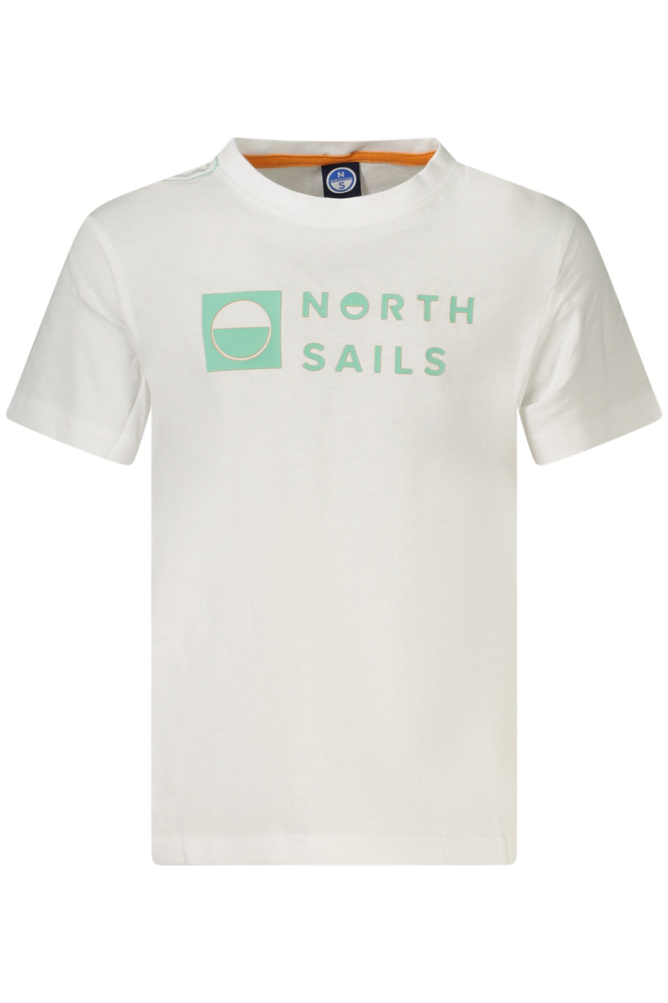 North Sails T-Shirt Kinder T-Shirt Weiß: Grafik, Rundhals, Nachhaltig