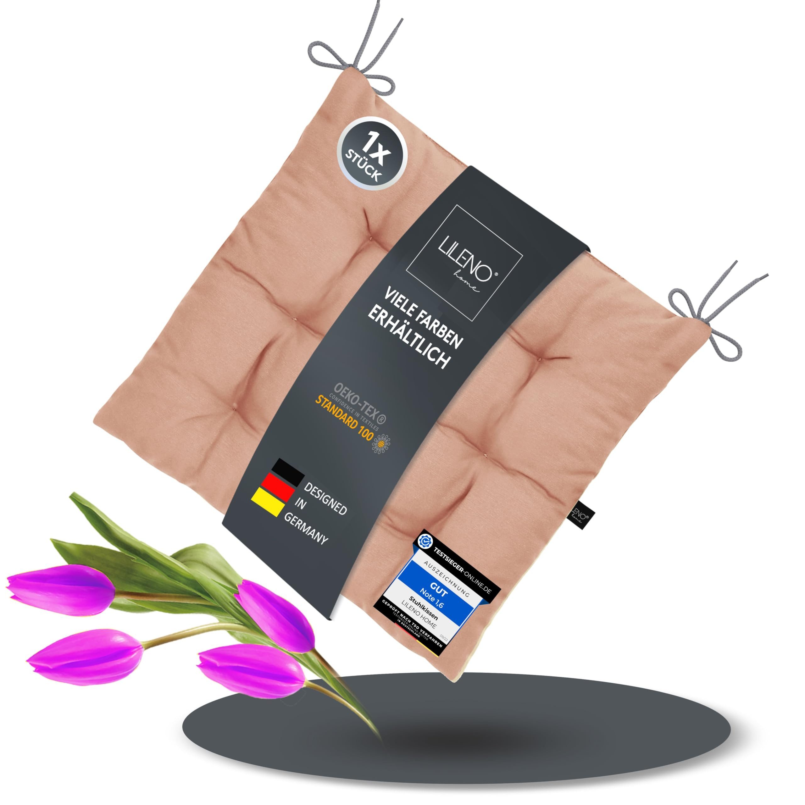 LILENO HOME Stuhlkissen Sitzkissen für Gartenstuhl, günstig online kaufen
