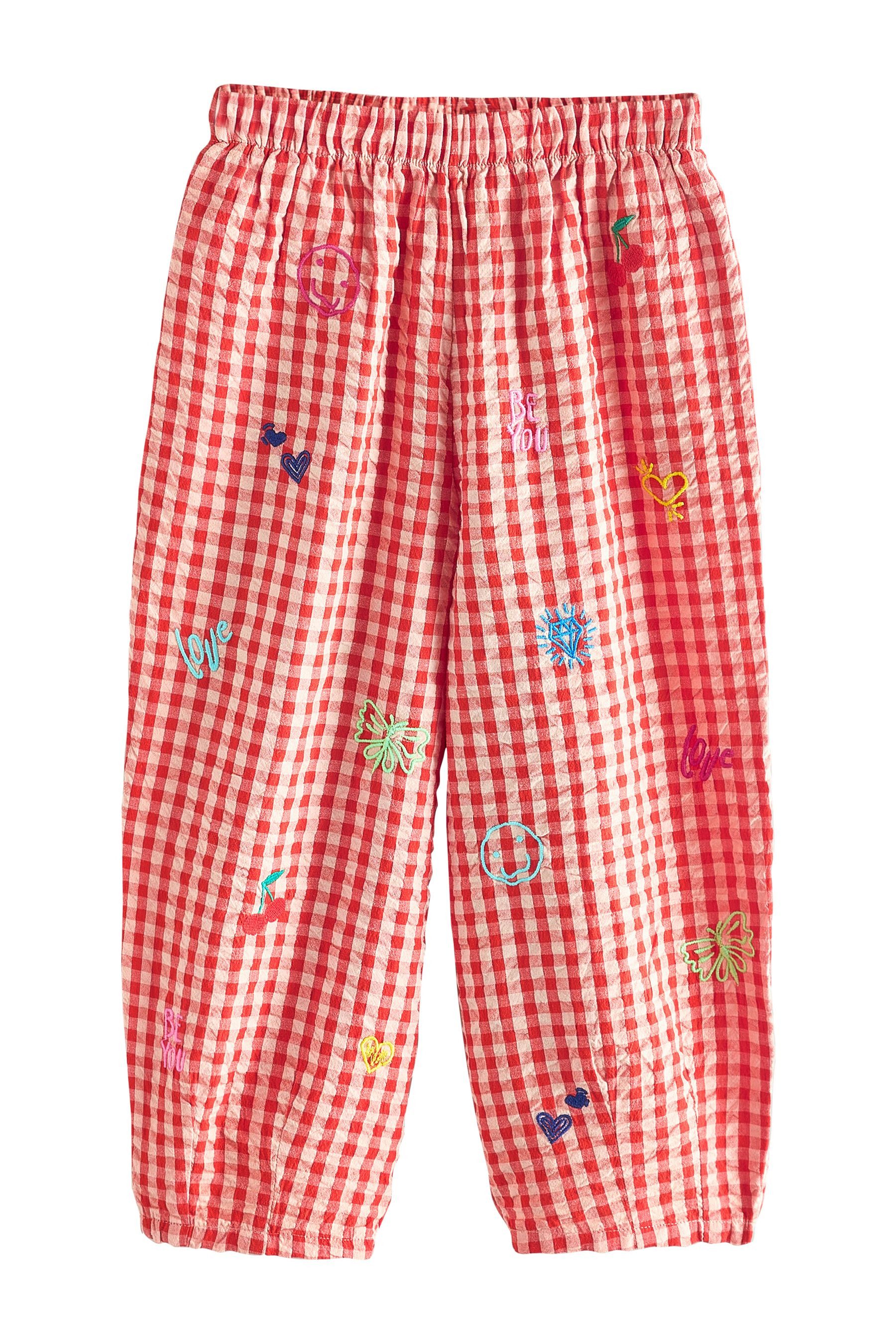 Schlupfhose Schlupfhose mit Barrel-Bein