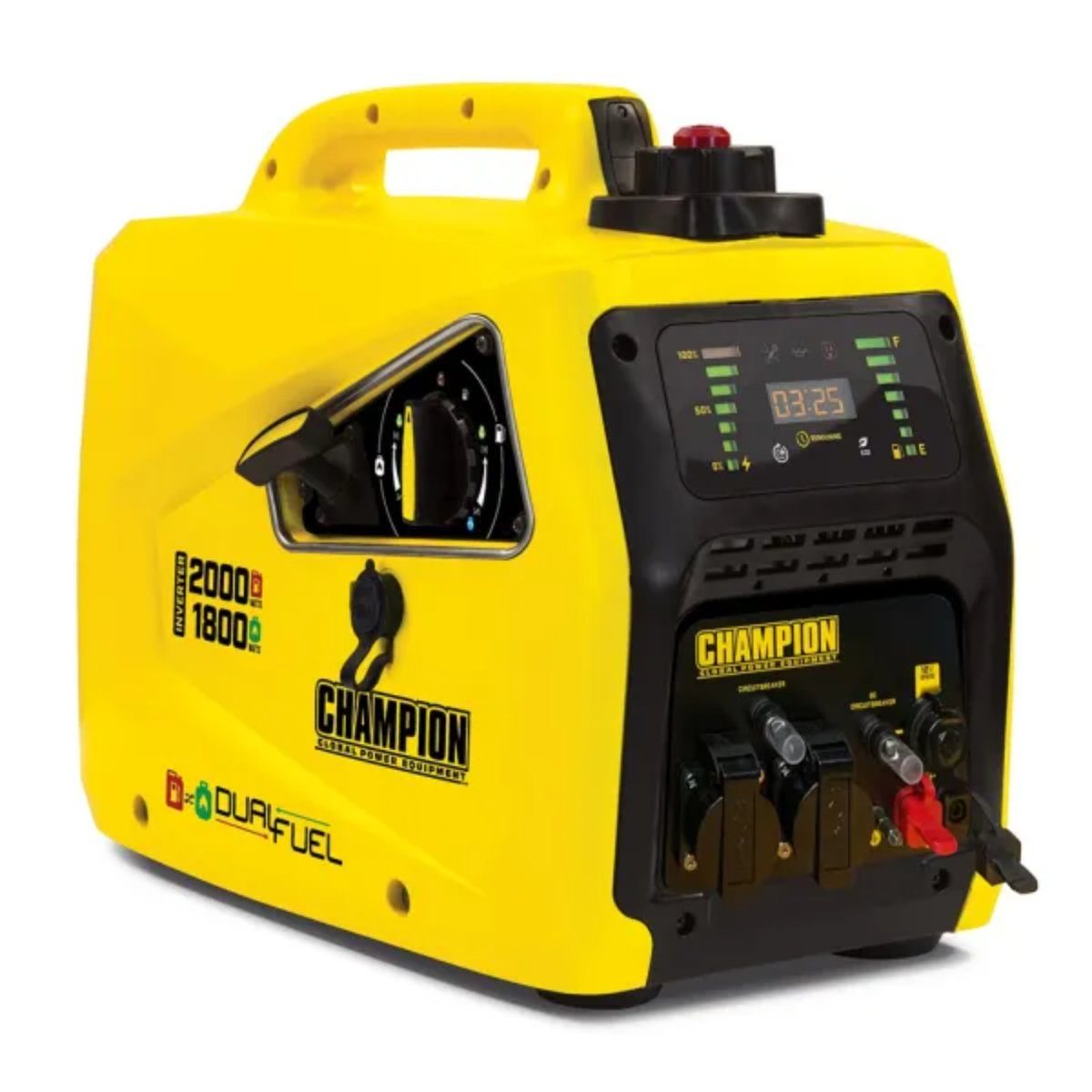 Champion Power Equipment Stromgenerator DualFuel 2000 (82001i-E-DF-EU) – Inverter Generator