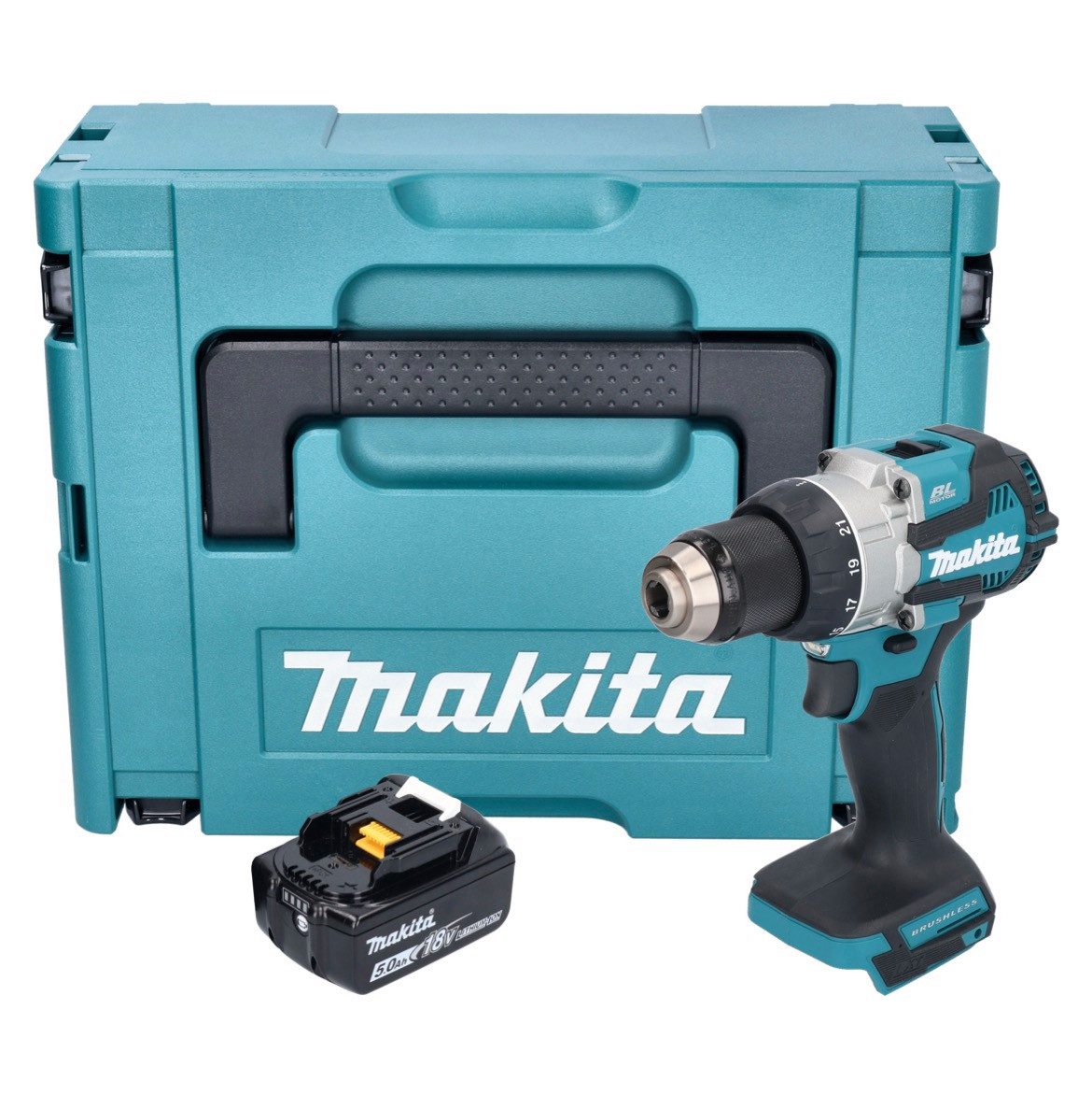 Thumbnail - Makita Säulenbohrmaschine Makita DDF 489 T1J Akku Bohrschrauber 18 V 73 Nm Brushless + 1x Akku 5