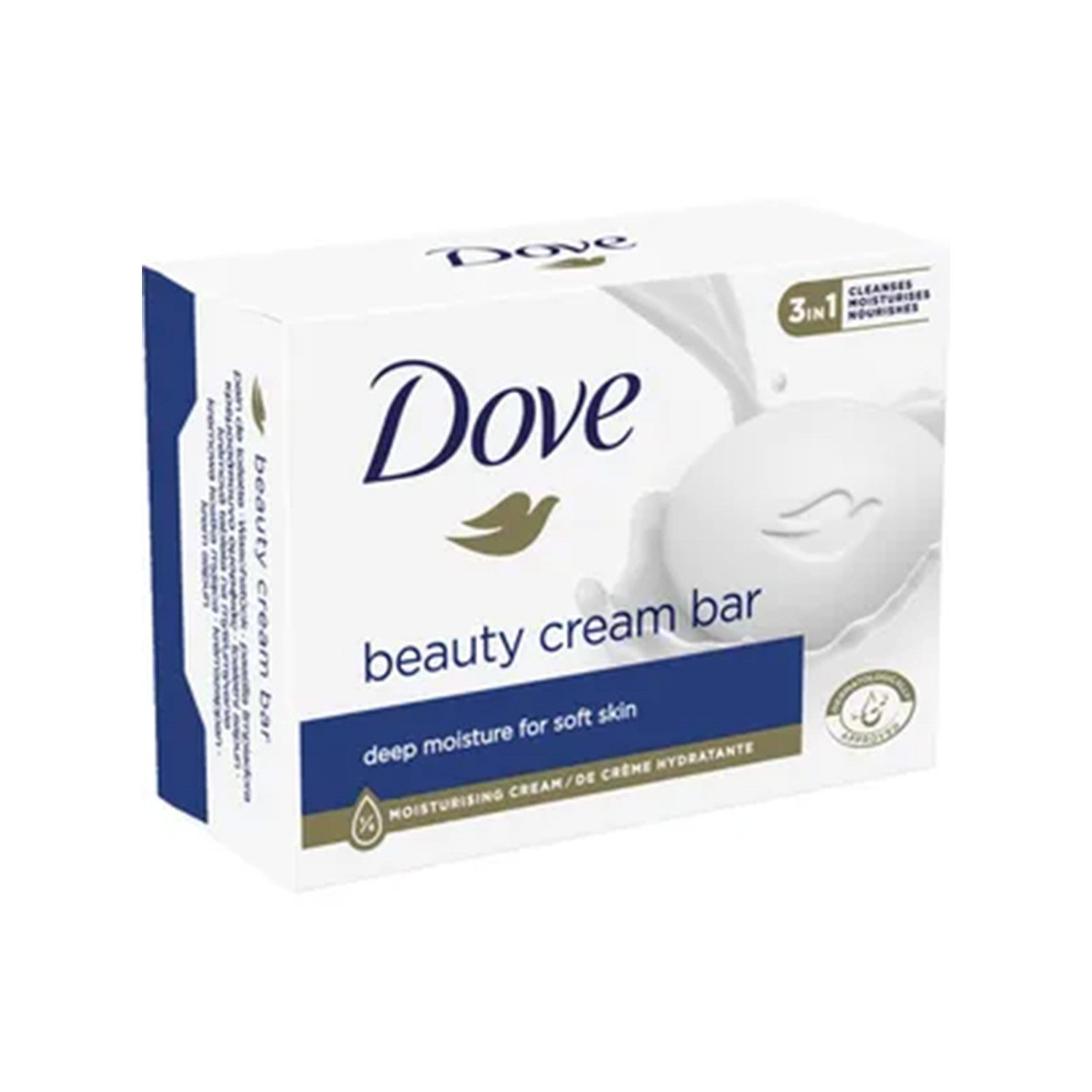 DOVE / UNILEVER Gesichtsseife Dove Beauty Cream Bar reinigt, spendet Feuchtigkeit und pflegt, 90 g, 1-tlg., Dove – sulfatfreie Badeseife für weiche und geschmeidige Haut 90 g