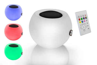 Dual BTP2 Bluetooth Lautsprecher Portabel inkl Fernbedienung Musikbox klein Bluetooth-Lautsprecher (Bluetooth, 5 W, Musikbox, Akkubetrieben, LED Lichteffekte, USB,AUX Audio, 5W)