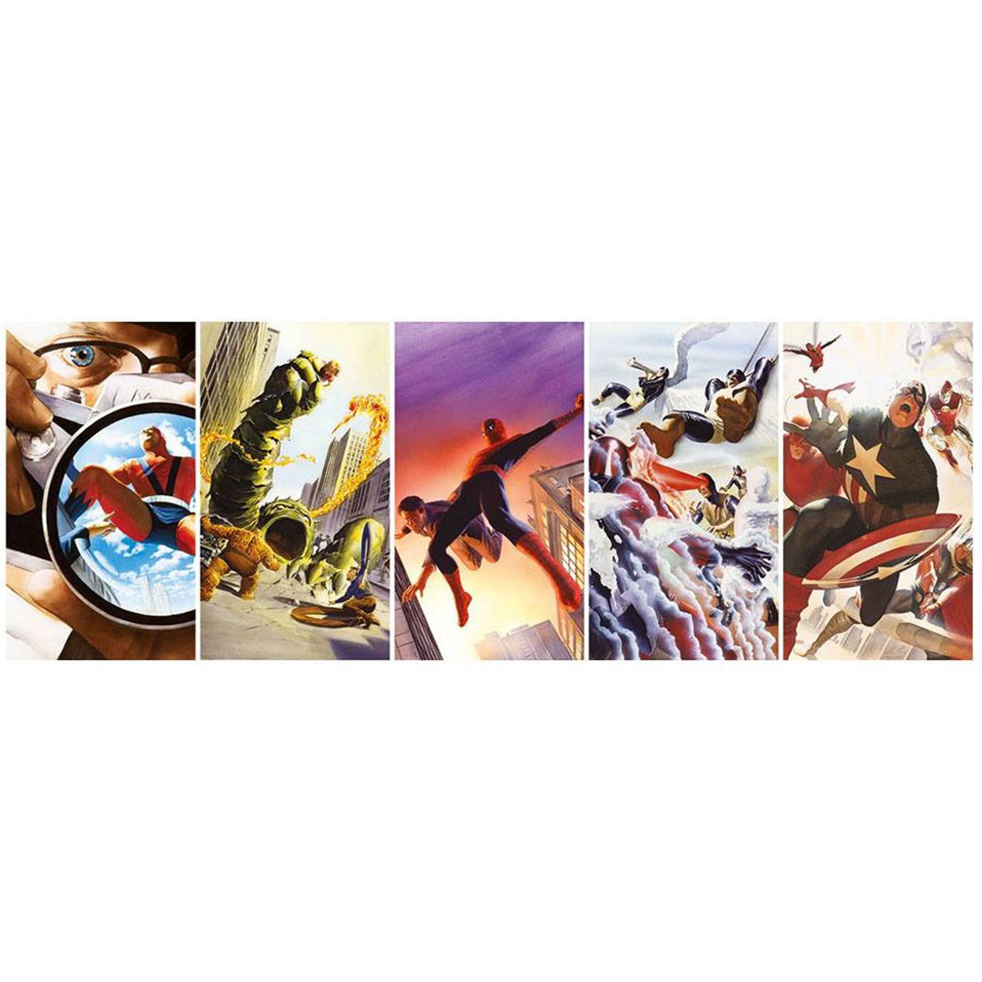 Clementoni® Puzzle 80 Jahre Marvel Panorama (1000 Teile), 1000 Puzzleteile