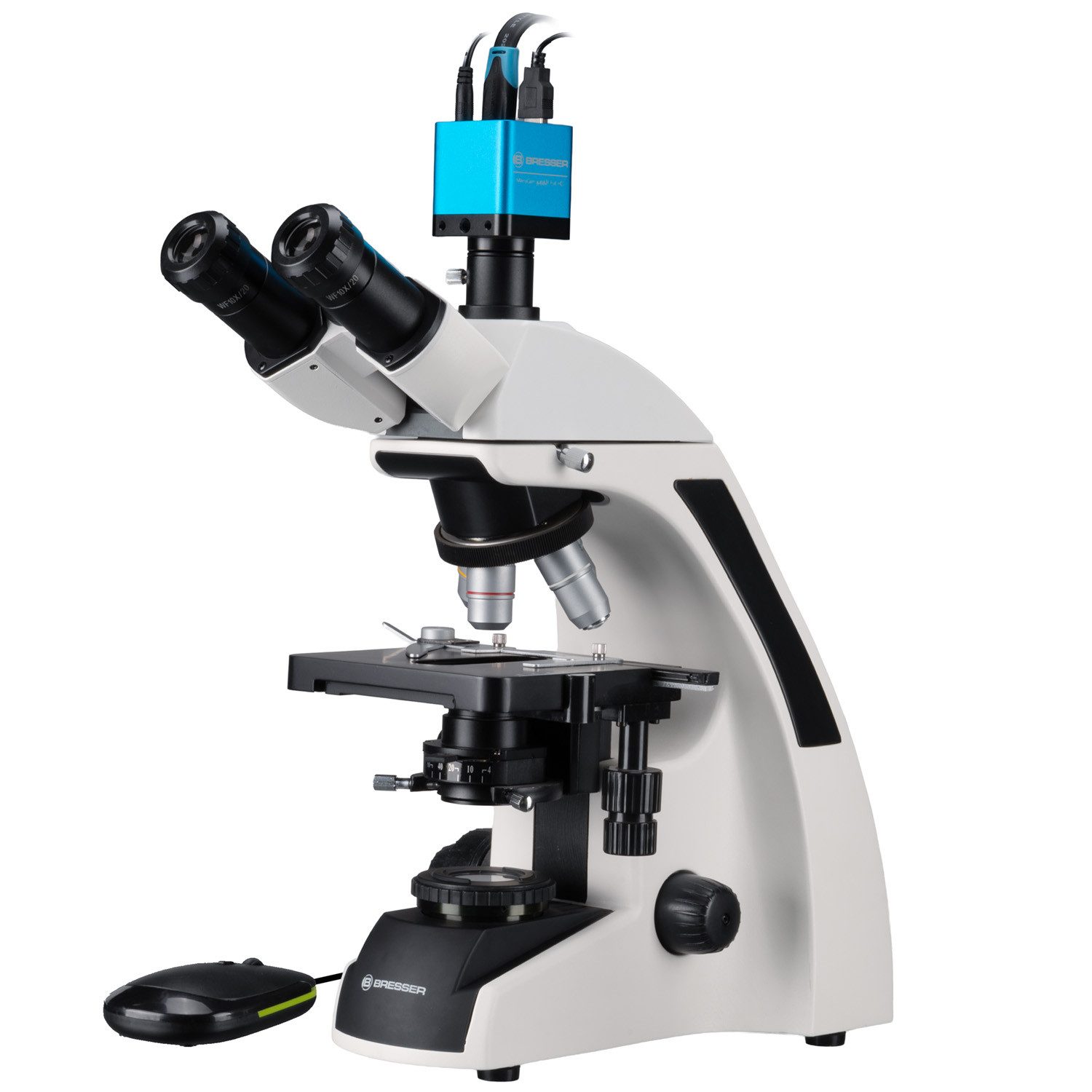 BRESSER BRESSER Science TFM-301 Trino Mikroskop mit MikroCam MINI Full HD HDM… Auf- und Durchlichtmikroskop