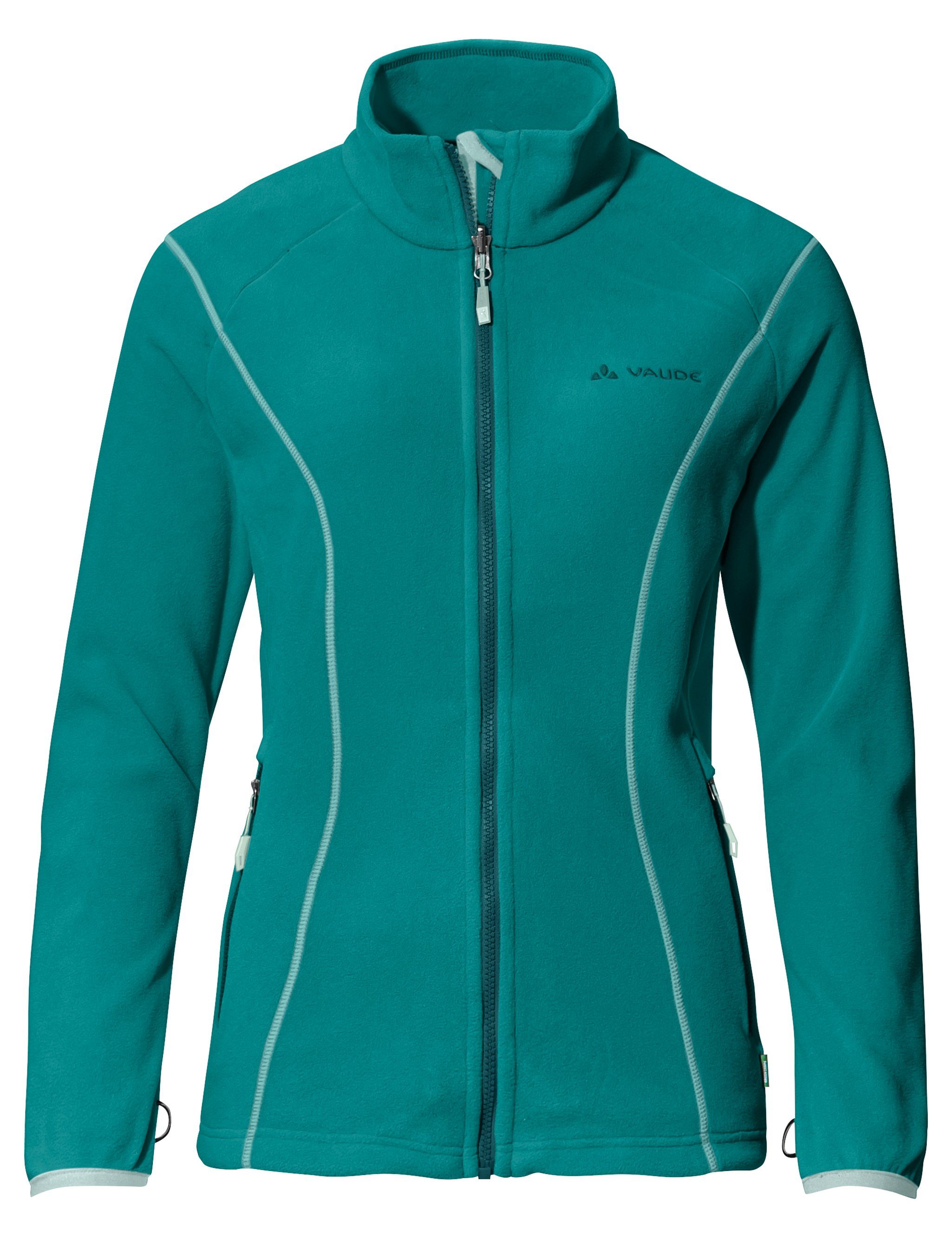 Jacket Klimaneutral II Women's Fleece Rosemoor kompensiert wave (1-St) Outdoorjacke VAUDE