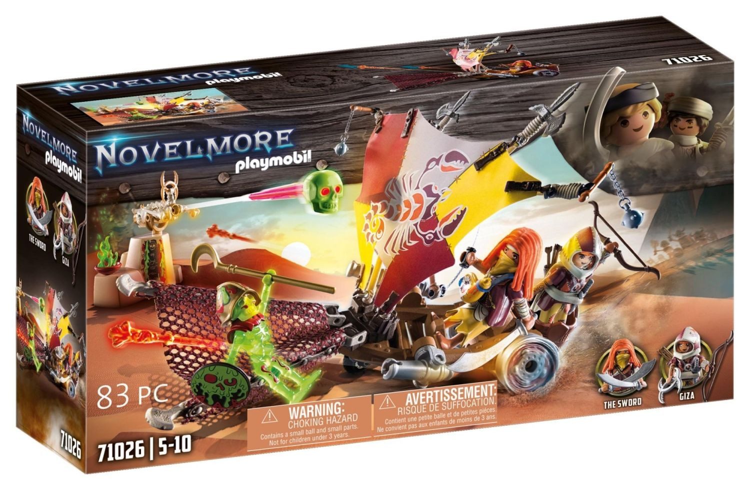Playmobil® Novelmore Dünensurfer Konstruktions-Spielset, (Dünensurfer), Made in Europe