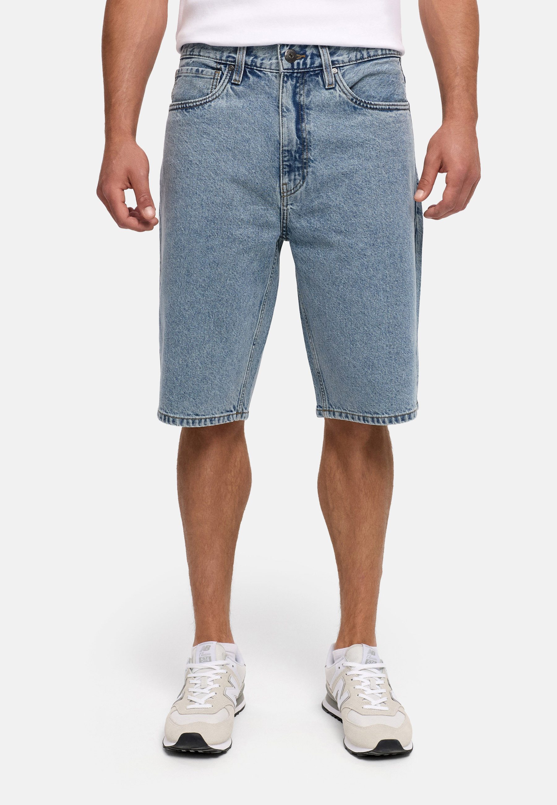 INDICODE Jeansshorts Herren Jeansshorts INZelmon Herrenshorts aus 100 % Baumwolle
