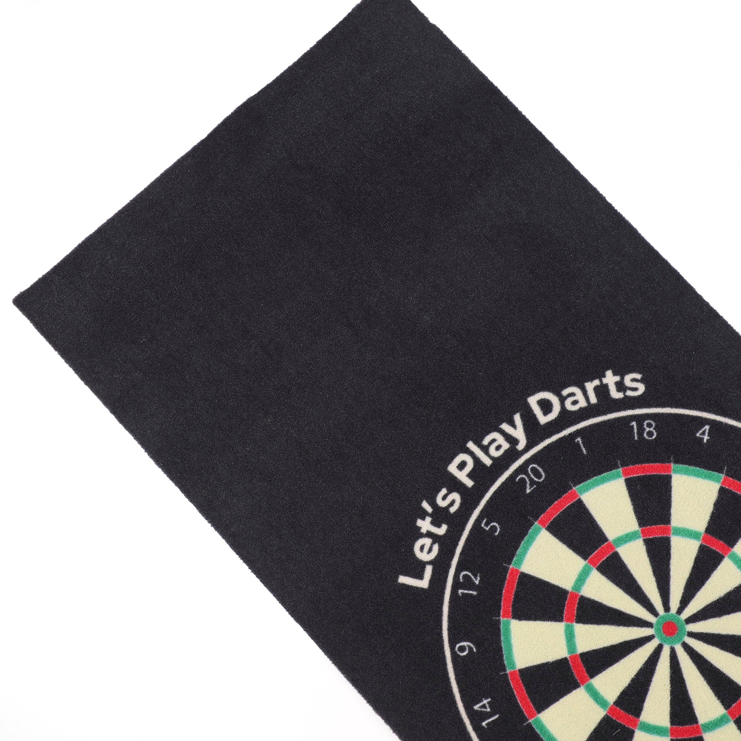Dartmatte schwarz 237 cm, rutschhemmend offiziellem DART, mit 5 Teppich Höhe: Primaflor-Ideen Textil, rechteckig, mm, in Spielabstand