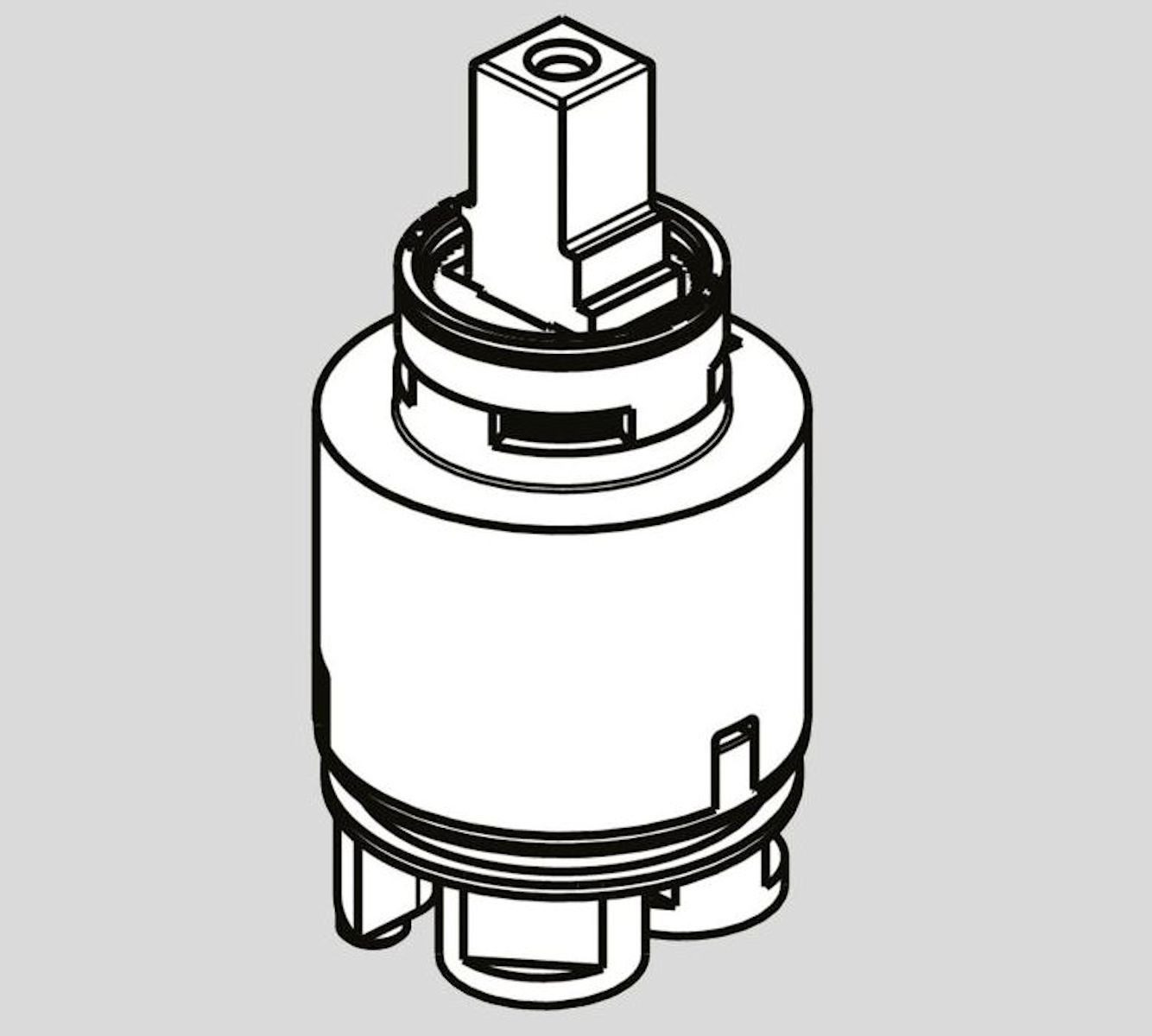 Ideal Standard Armaturkartusche Standard JADO Kartusche KEROX K-35B - A960569NU
