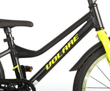 Volare Kinderfahrrad Kinderfahrrad Blaster für Jungen 18 Zoll Kinderrad in Schwarz Gelb