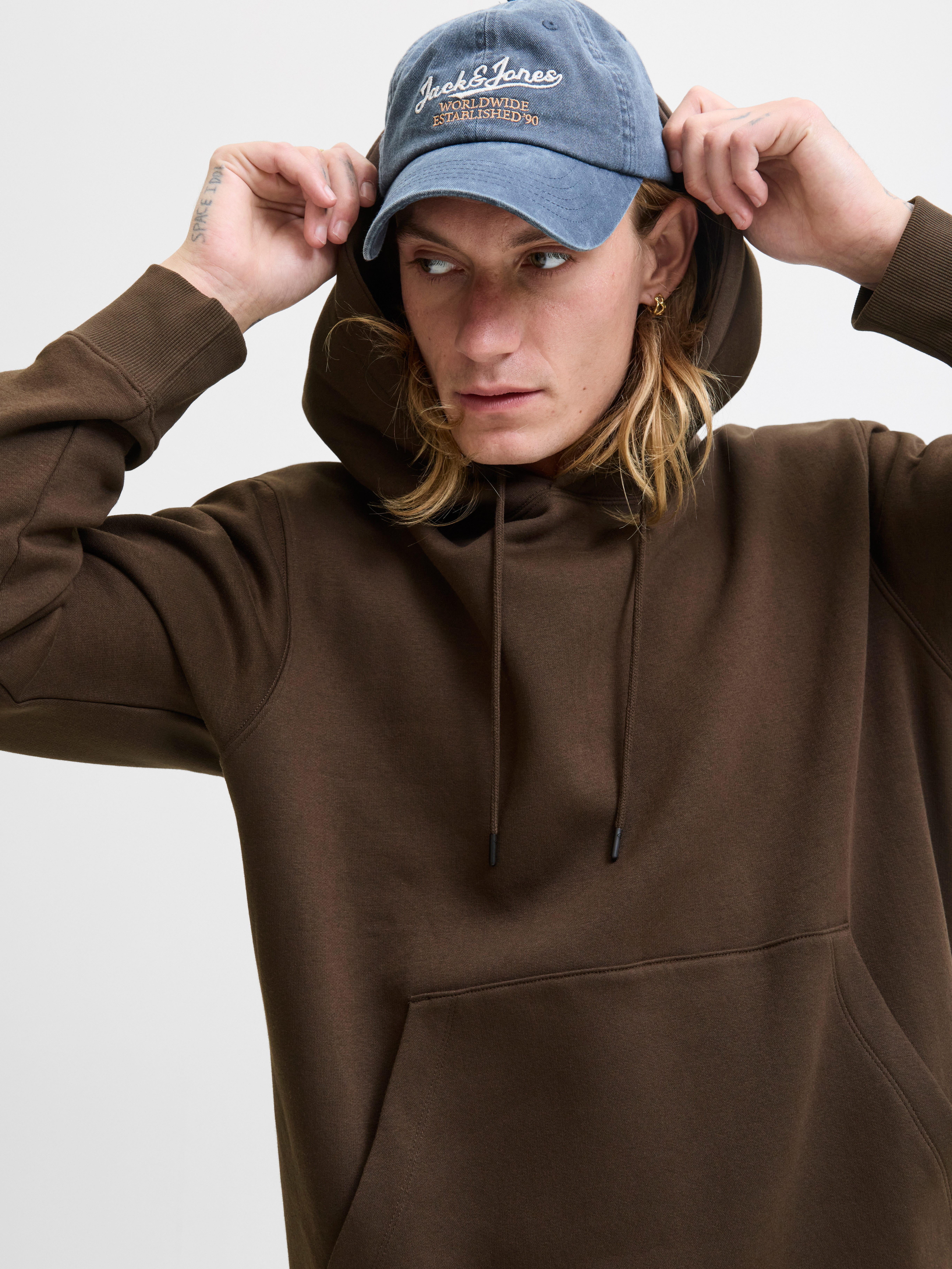 Jack & Jones Kapuzensweatshirt JJESTAR BASIC SWEAT HOOD NOOS mit Rippbündchen – Bild 3 von 5