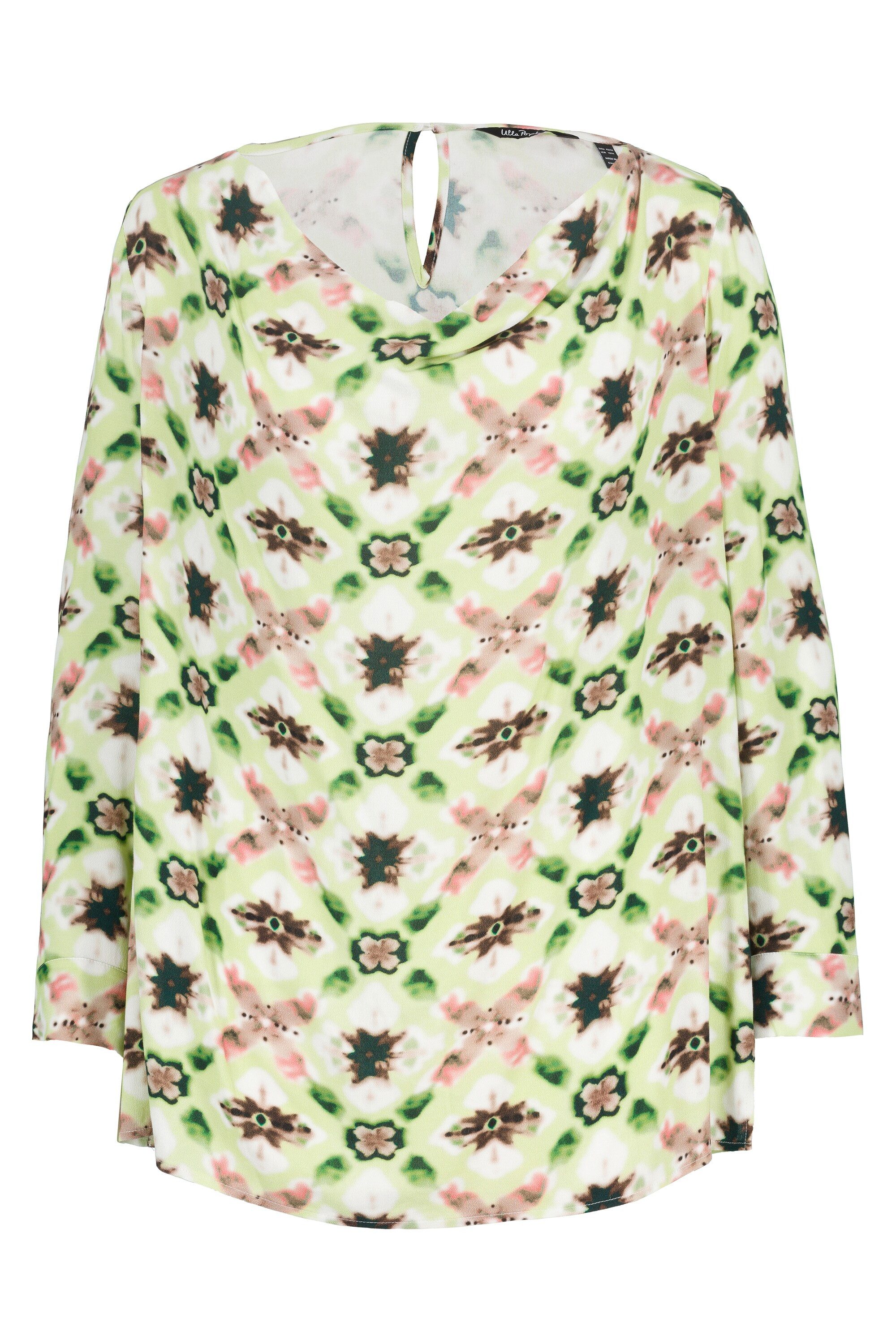 Ulla Popken Tunika Tunika Blüten A-Linie günstig online kaufen