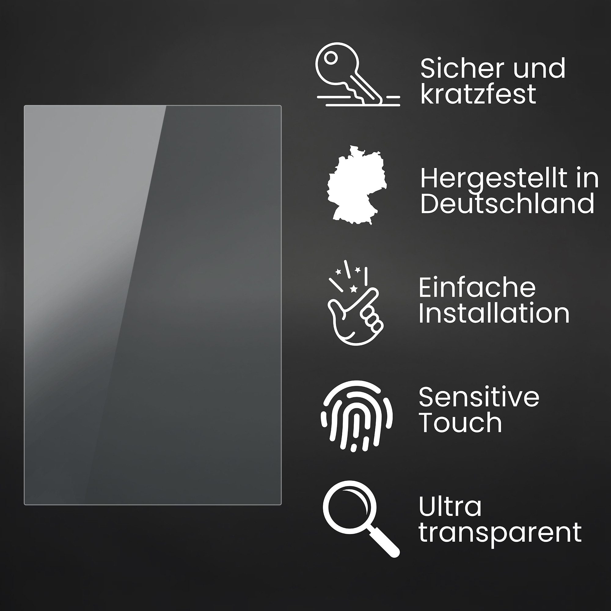 Bruni Schutzfolie für Asus ROG Ally X 2024, RC72LA, (2 Folien), praktisch unsichtbar