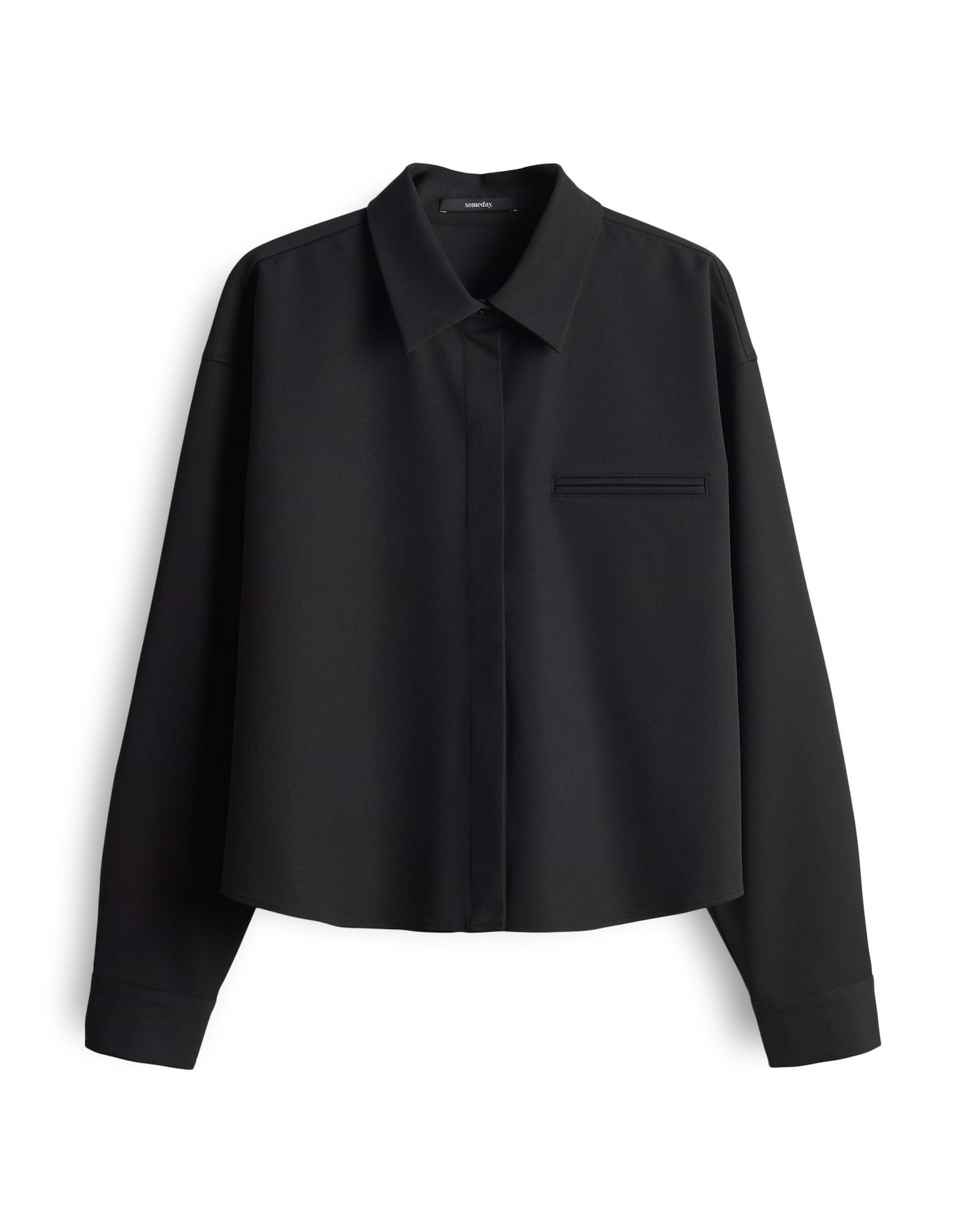 someday Hemdbluse ZAILORA Hemdbluse in feiner Twilloptik normale Passform, günstig online kaufen