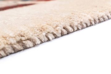 Wollteppich Loribaft Teppich handgeknüpft mehrfarbig, morgenland, rechteckig, Höhe: 15 mm, handgeknüpft