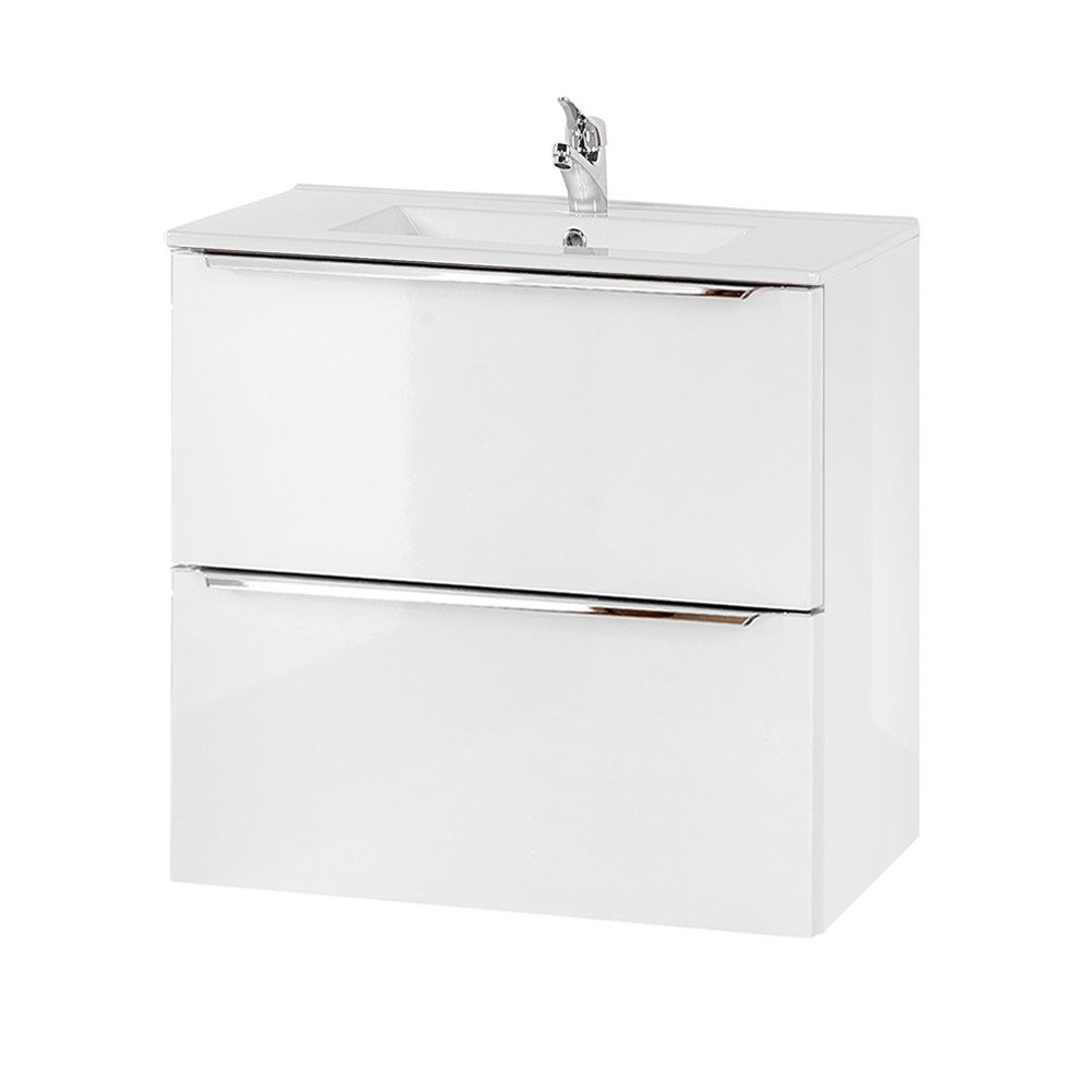 Lomadox Waschtisch TOSKANA-56, weiß 61/58,5/46 cm günstig online kaufen
