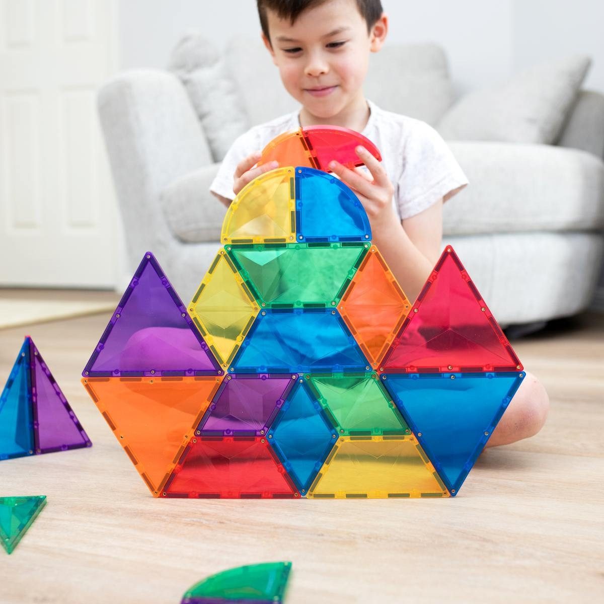 Connetix Rainbow Shape Expansion verstärkte Magnete pädagogisches Lernspiel günstig online kaufen