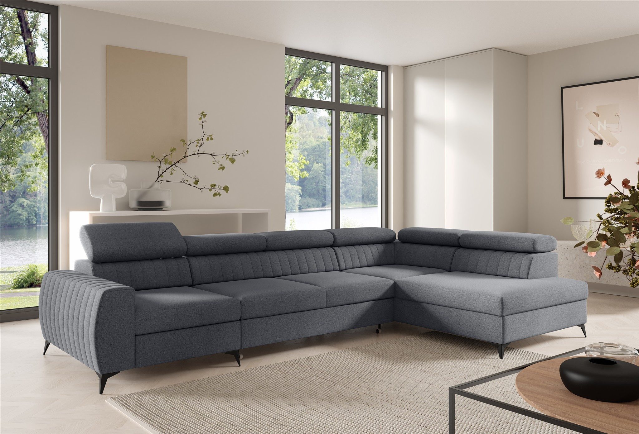 Fun Möbel Ecksofa Schlafsofa Sofa TORONTO günstig online kaufen