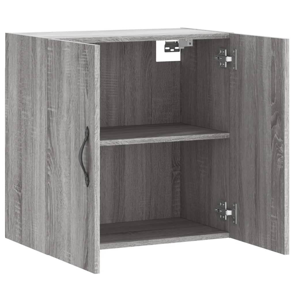 vidaXL Fächerschrank Wandschrank Holzwerkstoff (1-St) 60x31x60 Grau Sonoma cm