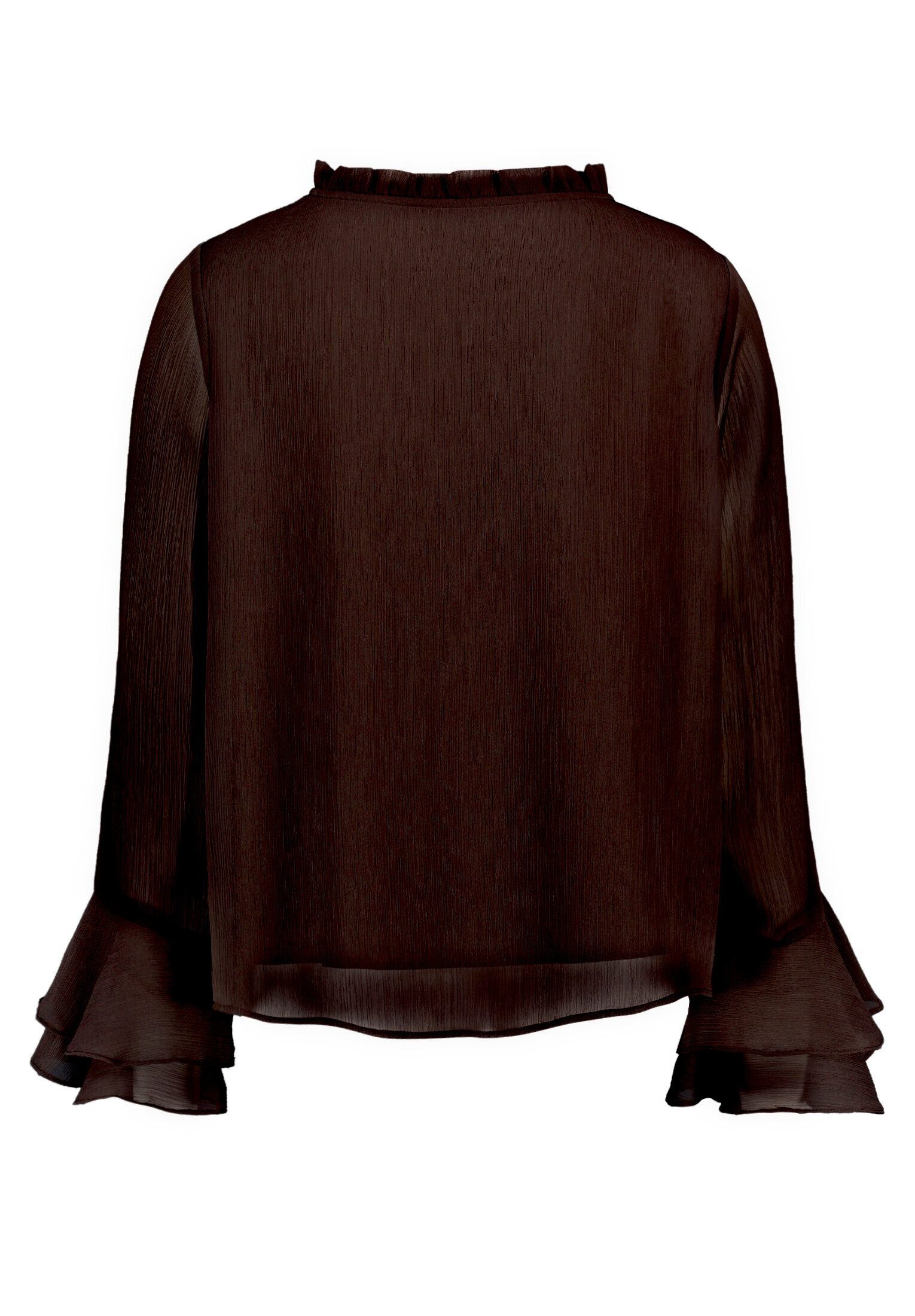 Cartoon Schlupfbluse Damen mit Volant