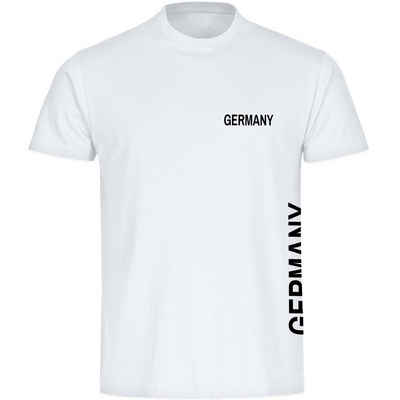 multifanshop T-Shirt Kinder Germany - Brust & Seite - Boy Girl
