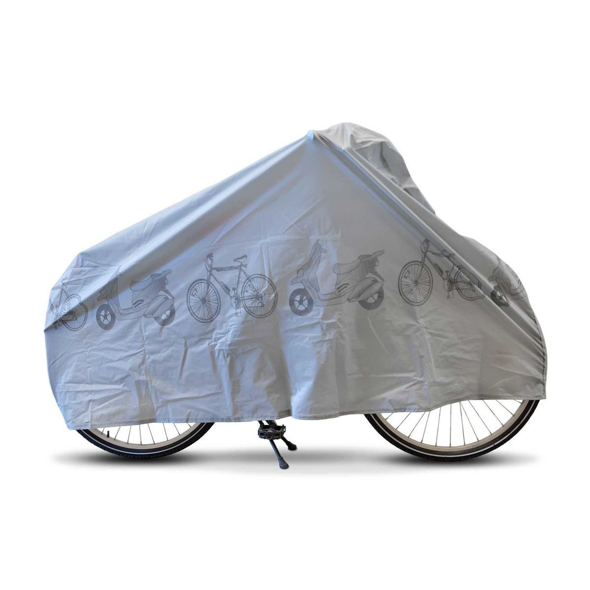 Filmer Schutzplane Fahrradgarage Schutzhülle für Fahrrad ca. 200x110 cm Klettverschluss, wasserdicht, mit Klettverschluss