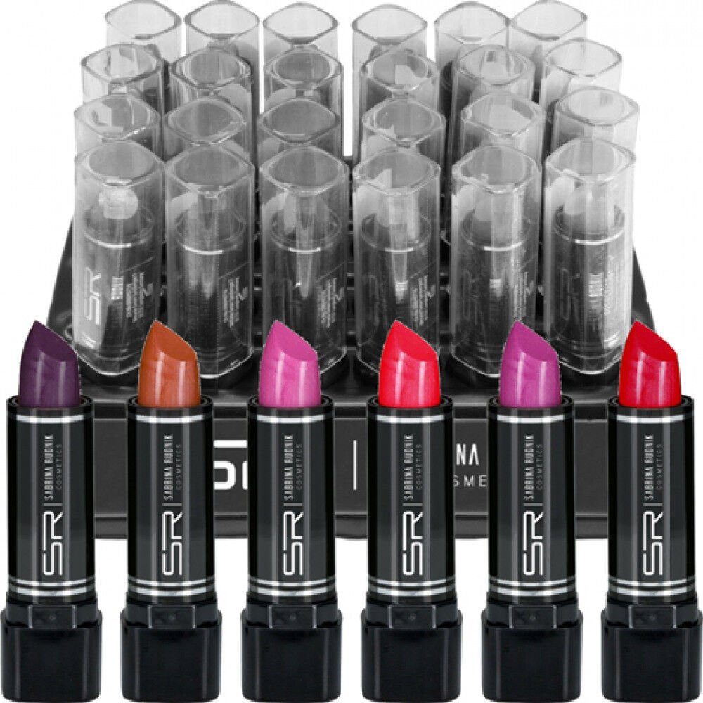 emeco Lippenstift 6er Lippenstift SABRINA-RUDNIK 3,8g in 6 verschiedenen klassische Farb, 6-tlg.