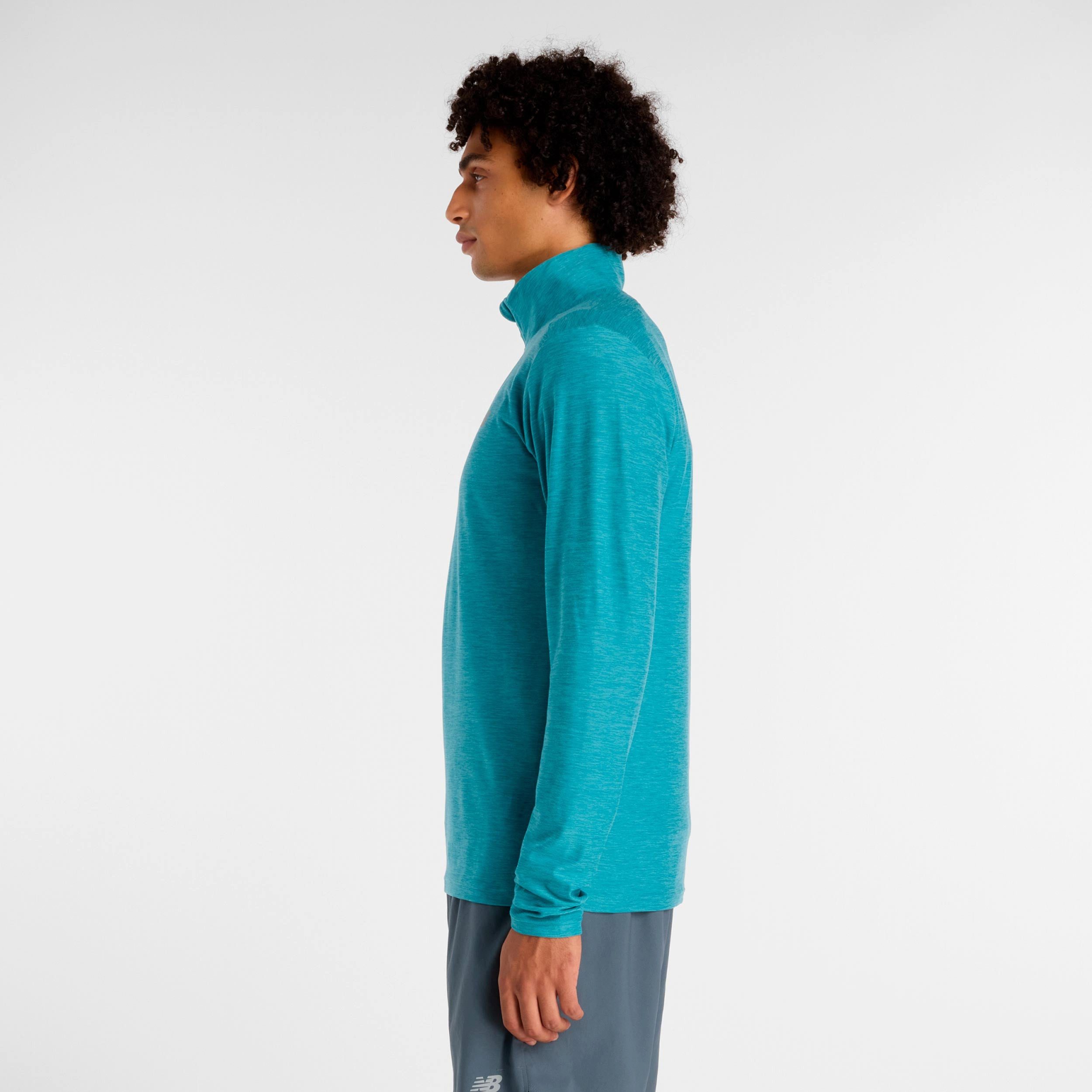 New Balance Longsleeve Space Dye 1/4 Zip