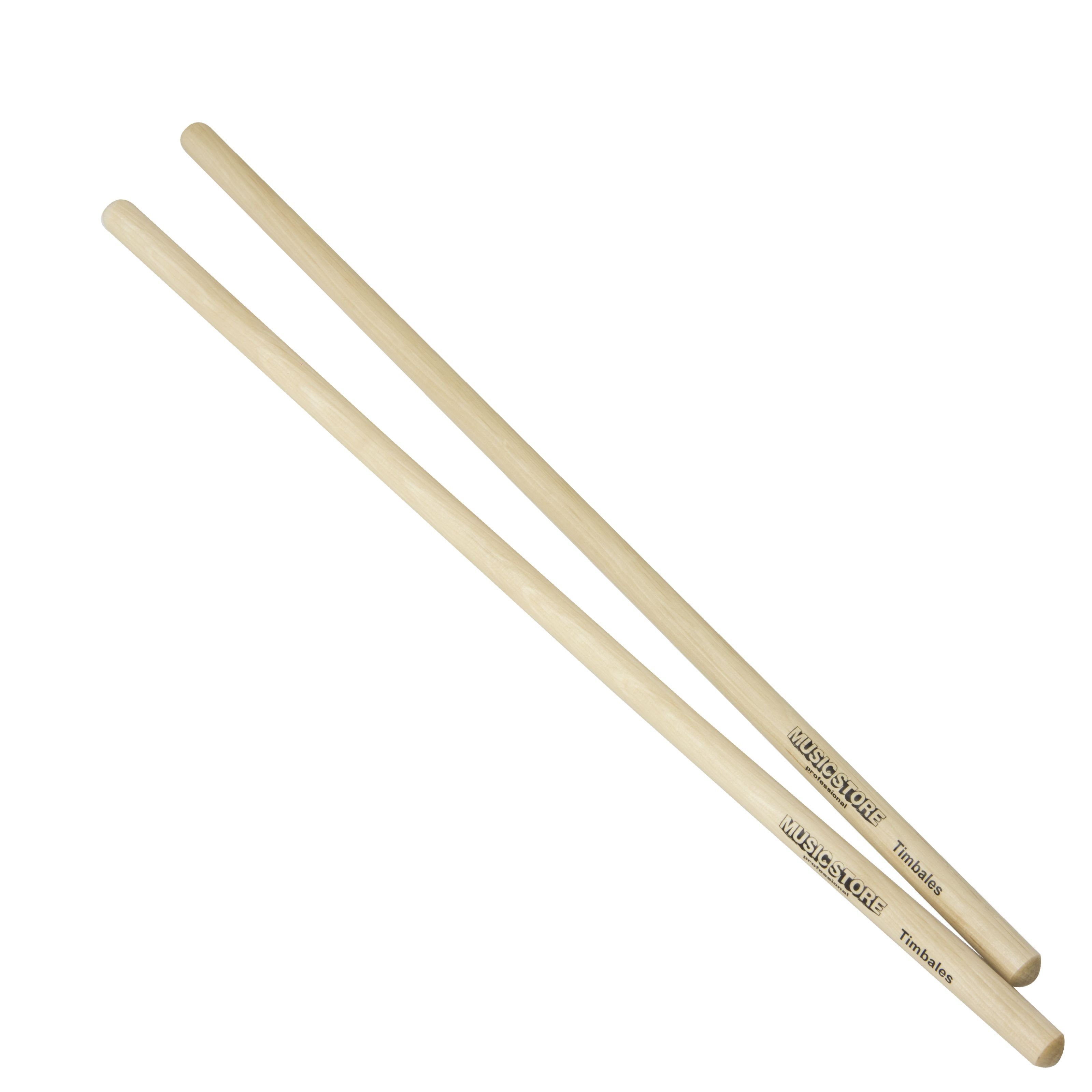 MUSIC STORE Paukenschlägel (Timbales Sticks Buche 405mm Länge 11.5mm Durchmesser Dynamisches Spielgefühl Exzellente Klangqualität, Sticks, Beater und Mallets, Percussion Schlägel), Timbales Sticks, Buche, Dynamisches Spielgefühl